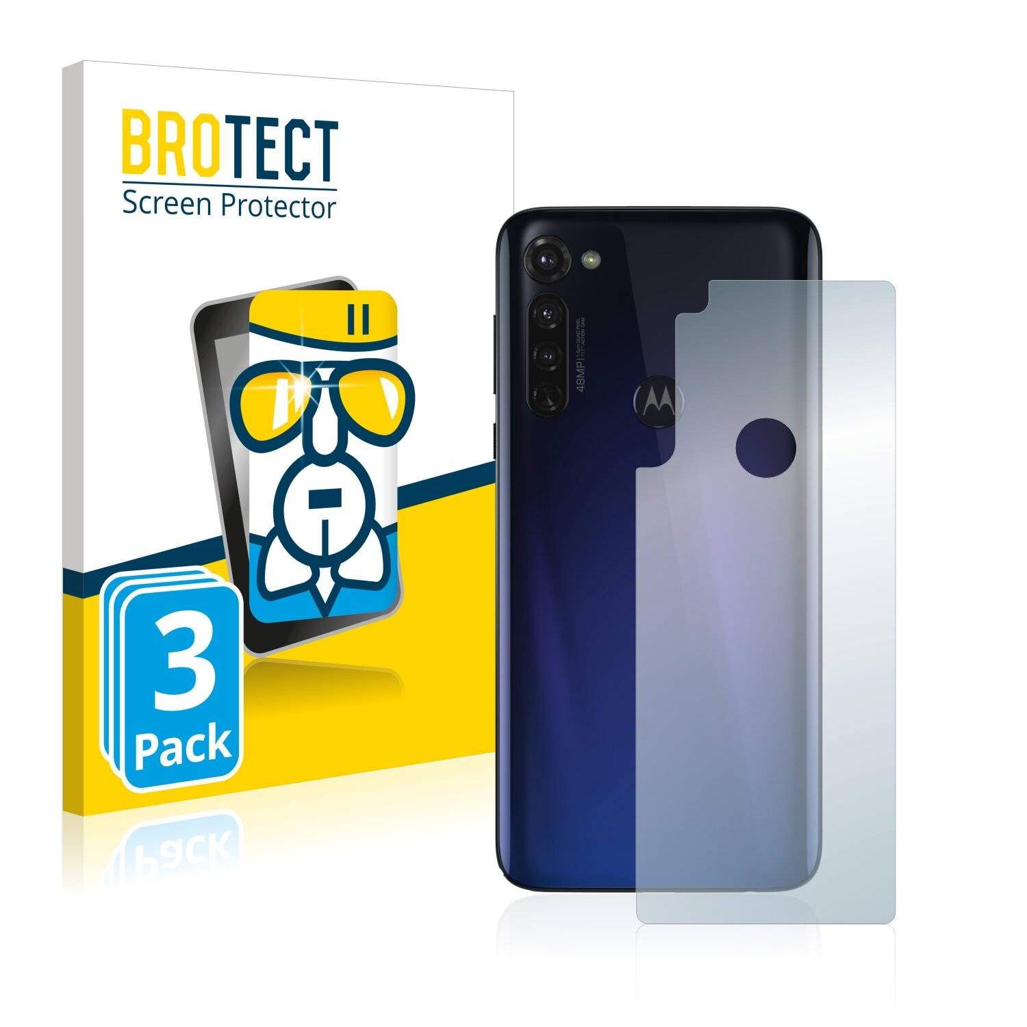 3x BROTECT AirGlass Schutzglas Folie für Motorola Moto G Pro