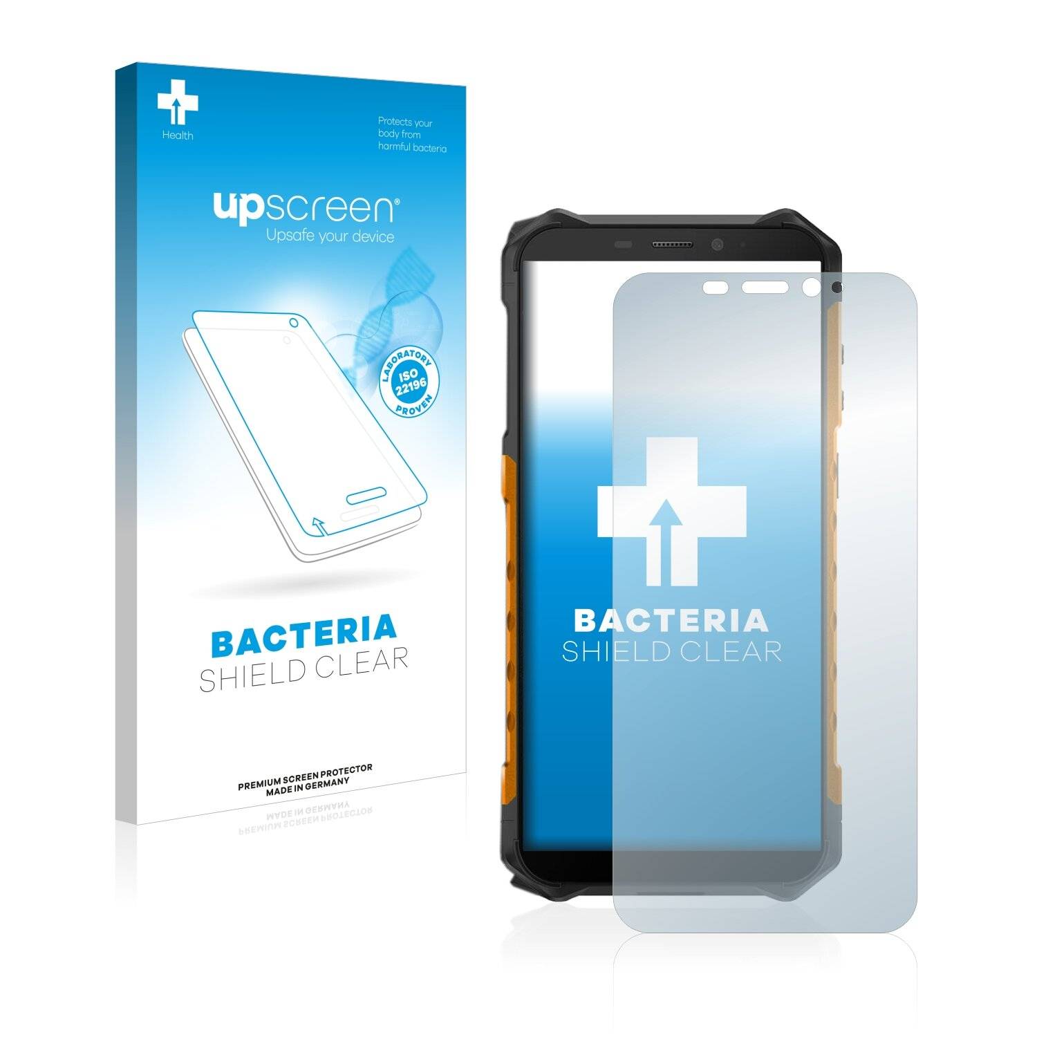 upscreen Bacteria Shield Clear Premium Antibakterielle Displayschutzfolie für Ulefone Armor