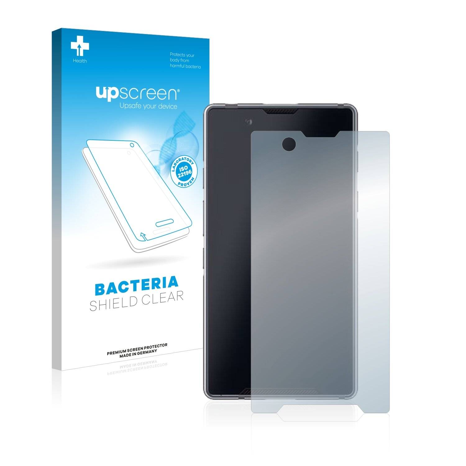 upscreen Bacteria Shield Clear Premium Antibakterielle Displayschutzfolie für Bittium Tough