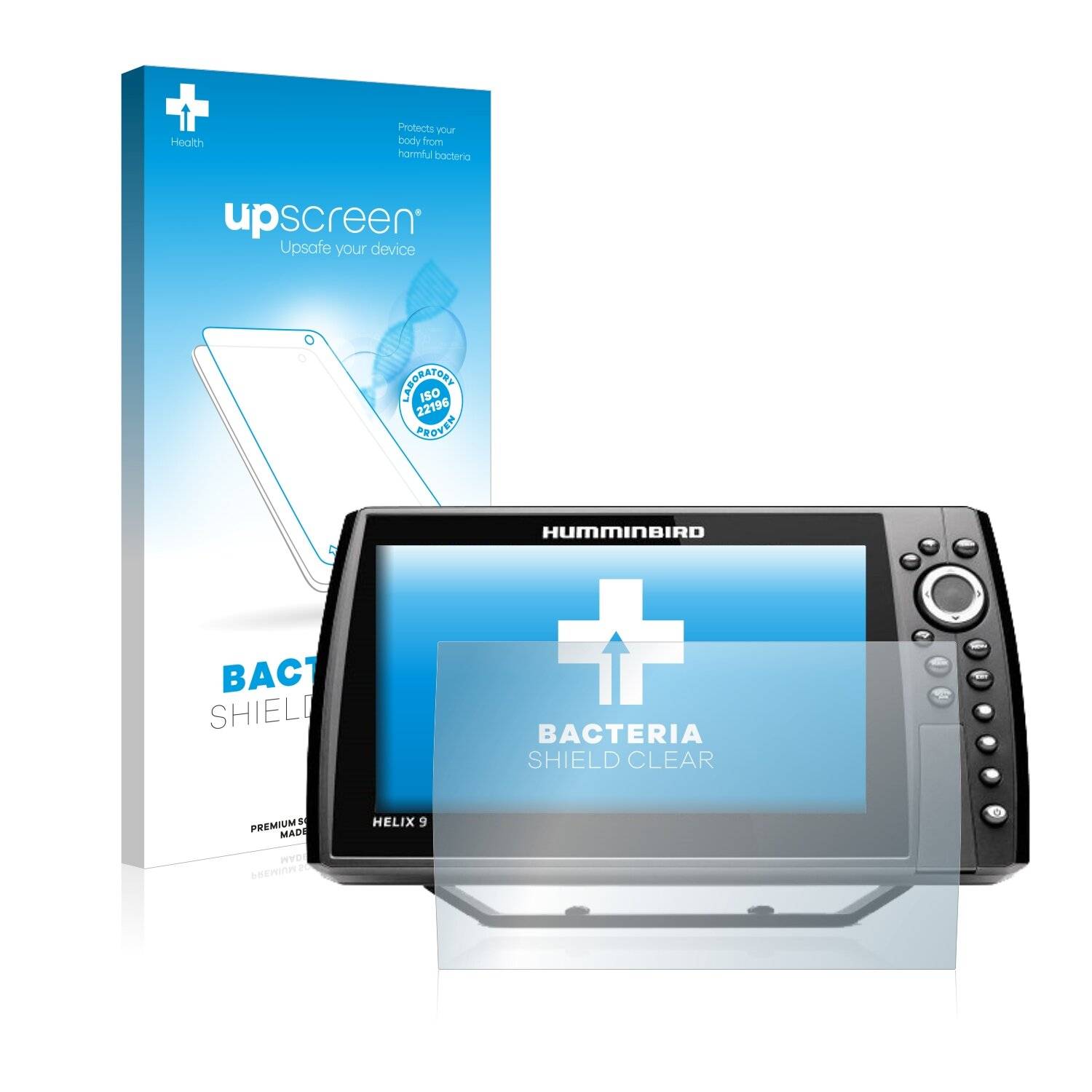 upscreen Bacteria Shield Clear Premium Antibakterielle Displayschutzfolie für Humminbird