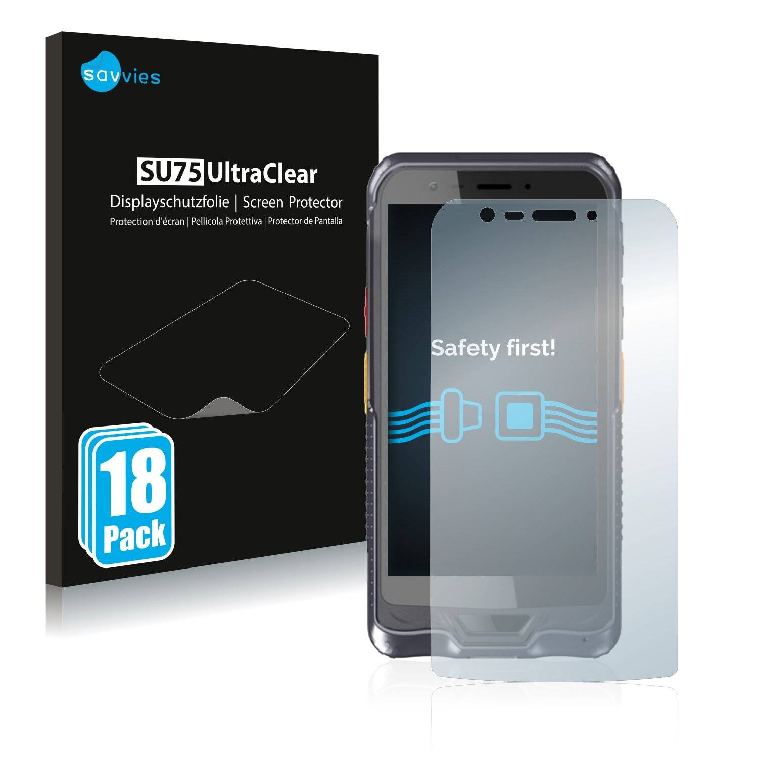 18x Savvies SU75 Displayschutzfolie für Bressner Scorpion