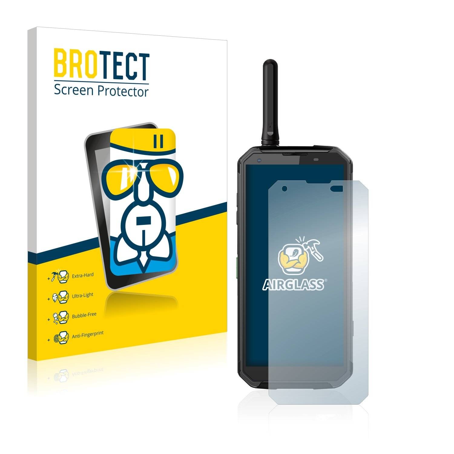 BROTECT AirGlass Schutzglas Folie für Blackview BV9500