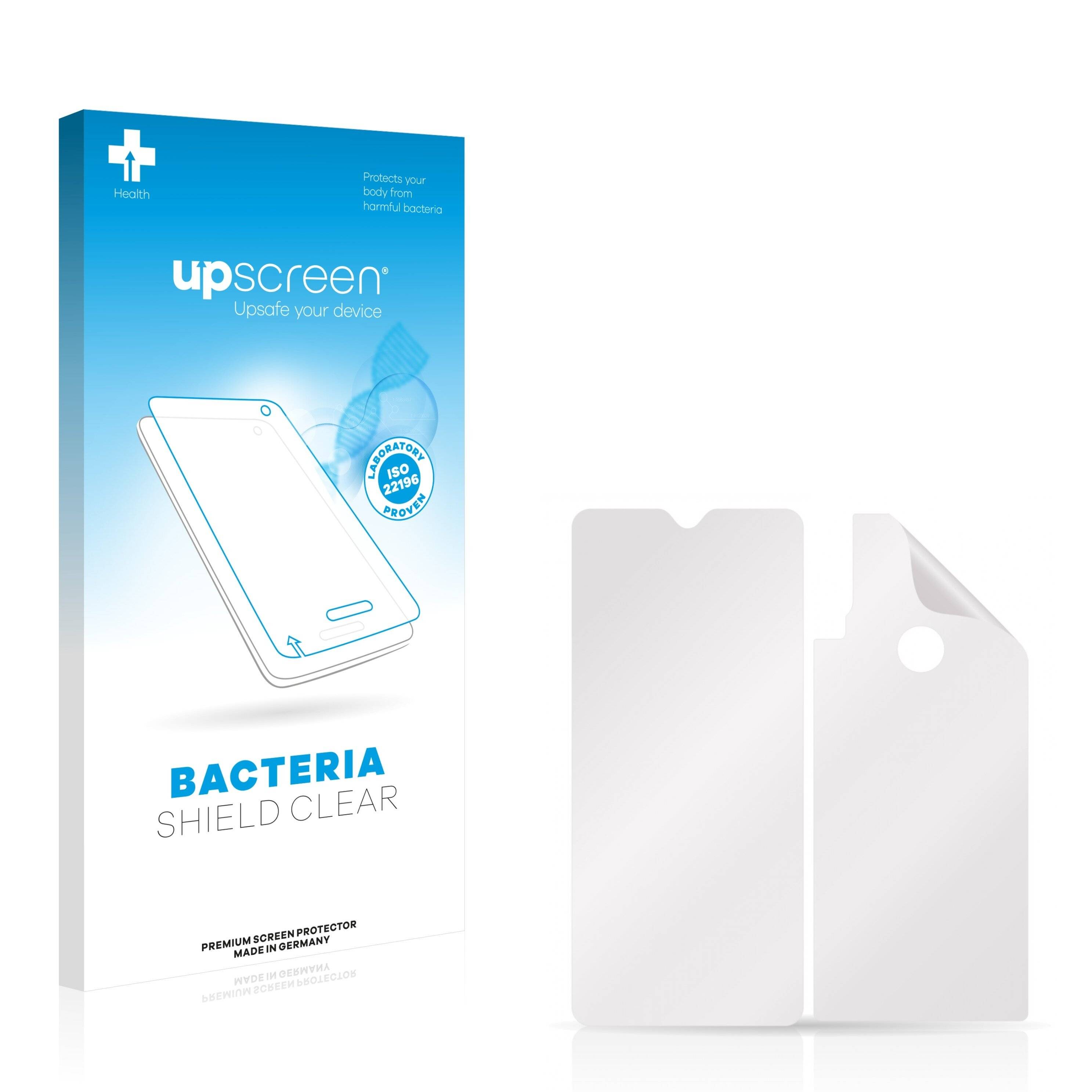upscreen Bacteria Shield Clear Premium Antibakterielle Displayschutzfolie für Alcatel 1S