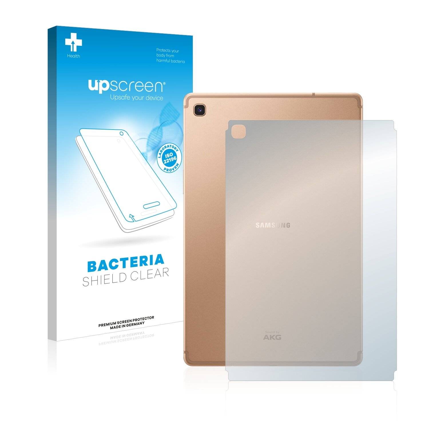 upscreen Bacteria Shield Clear Premium Antibakterielle Displayschutzfolie für Samsung Galaxy