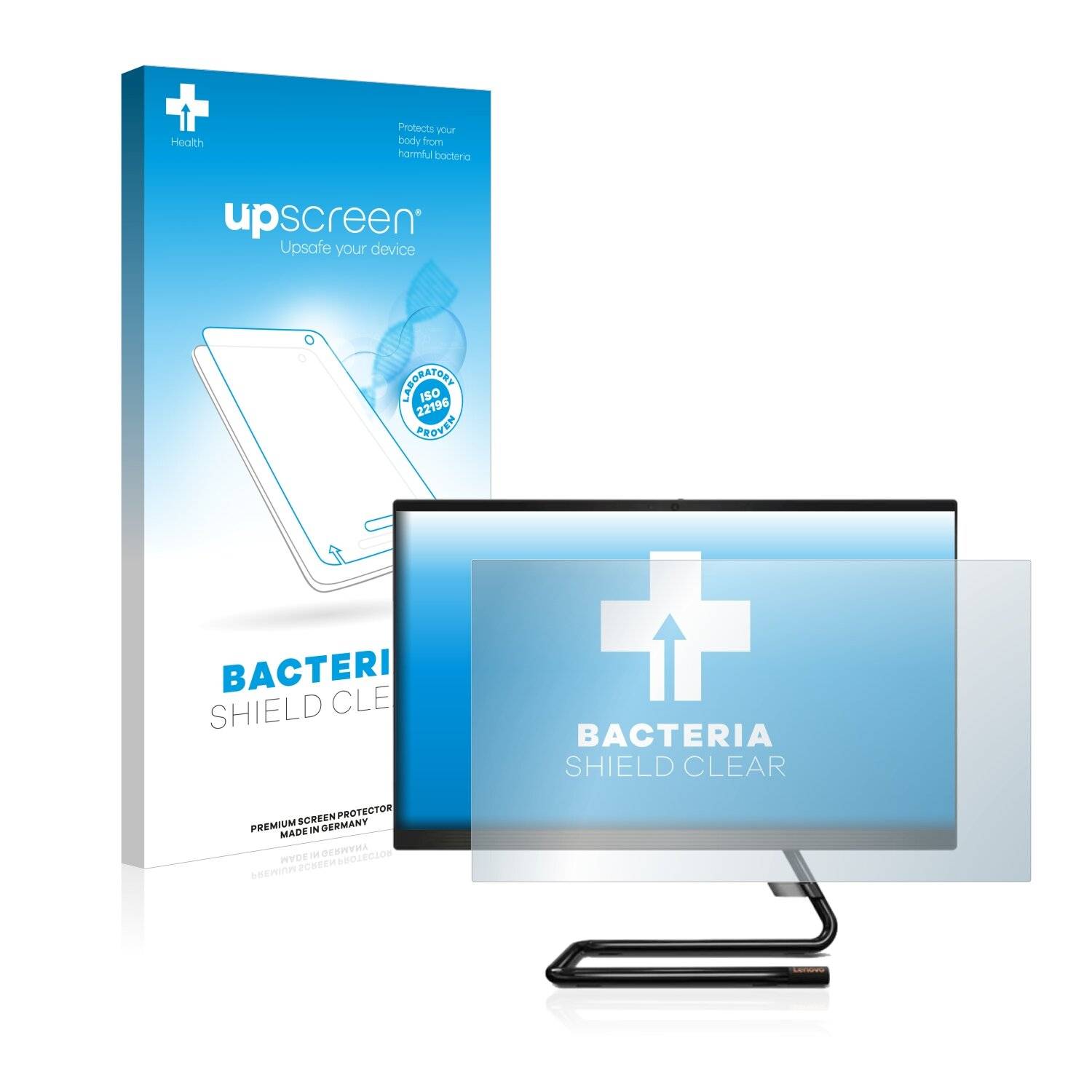 upscreen Bacteria Shield Clear Premium Antibakterielle Displayschutzfolie für Lenovo