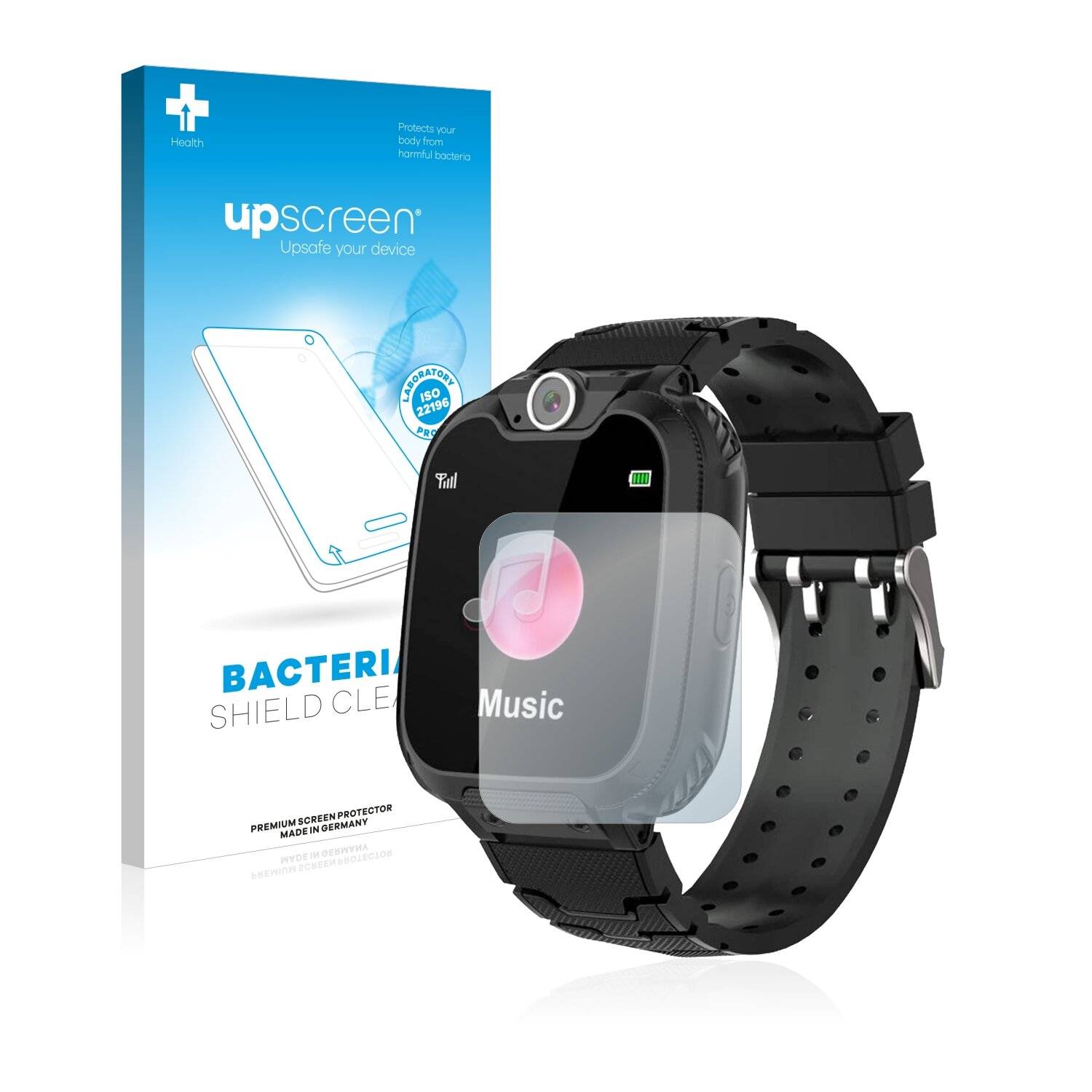 upscreen Bacteria Shield Clear Premium Antibakterielle Displayschutzfolie für N/D