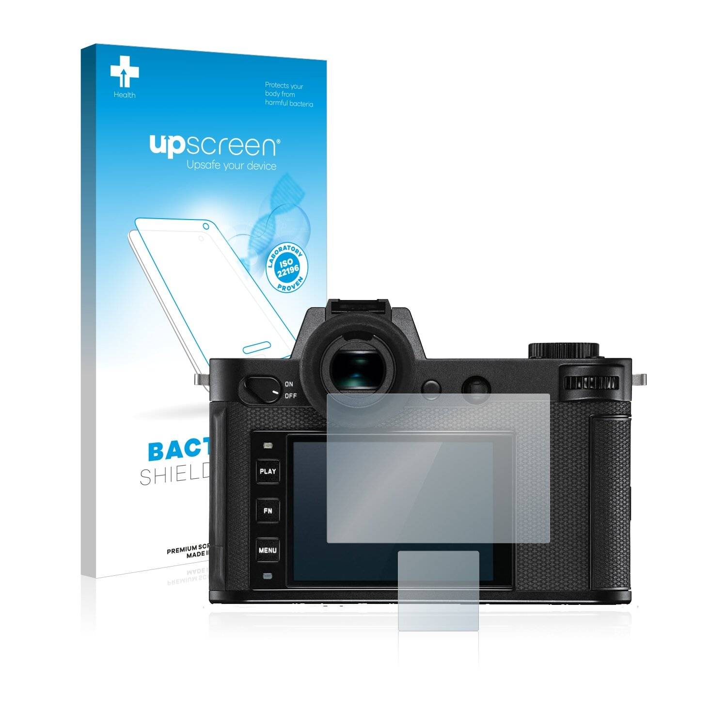 upscreen Bacteria Shield Clear Premium Antibakterielle Displayschutzfolie für Leica