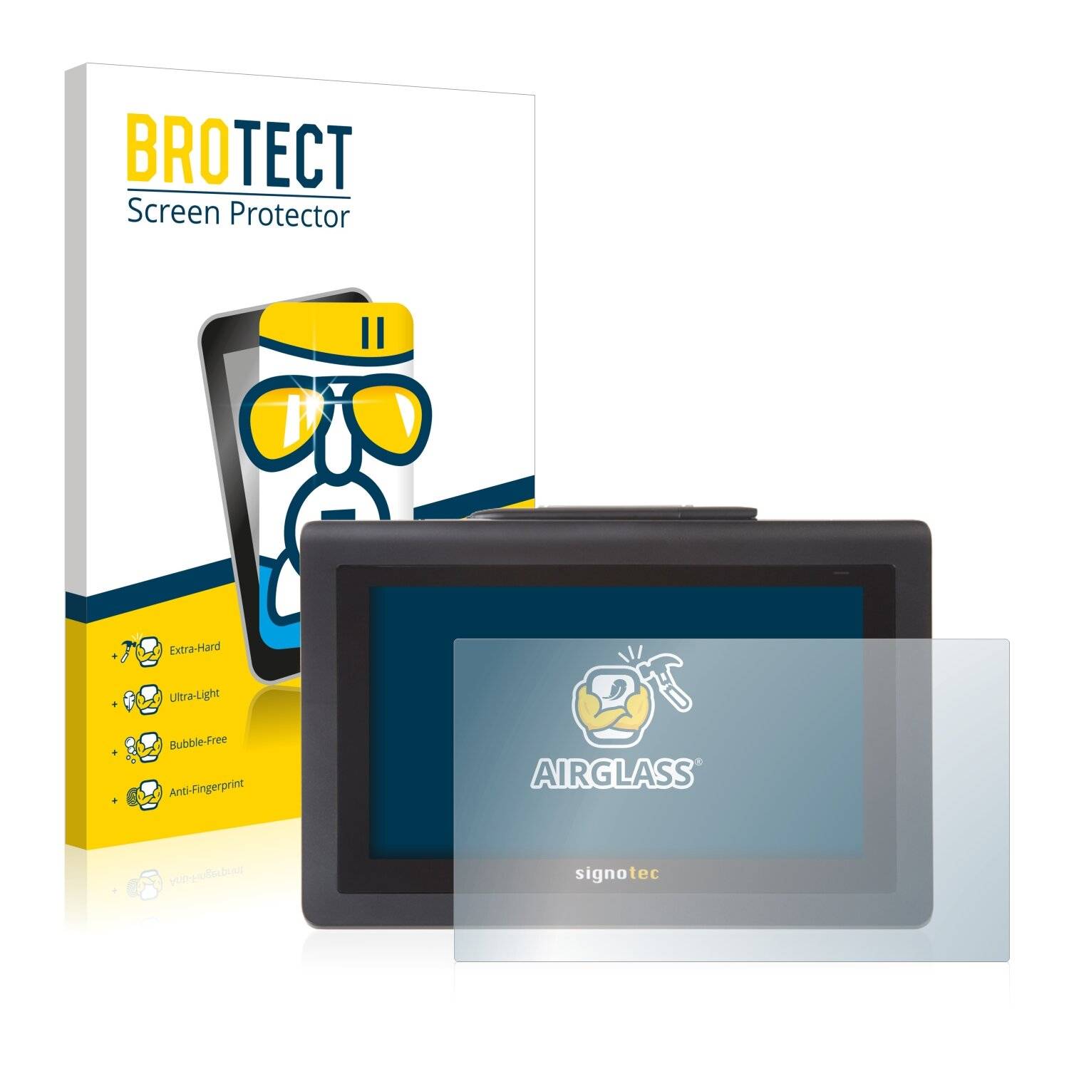 BROTECT AirGlass Schutzglas Folie für Signotec Signature Pad