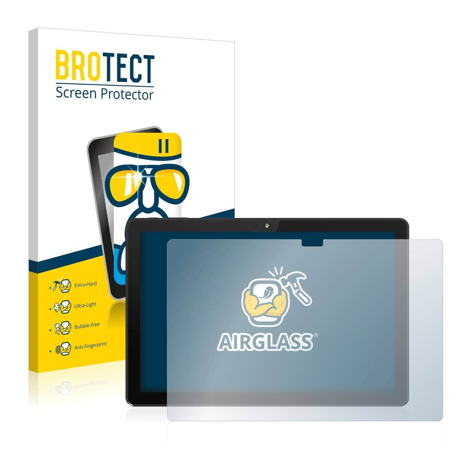 BROTECT AirGlass Schutzglas Folie für TrekStor SurfTab