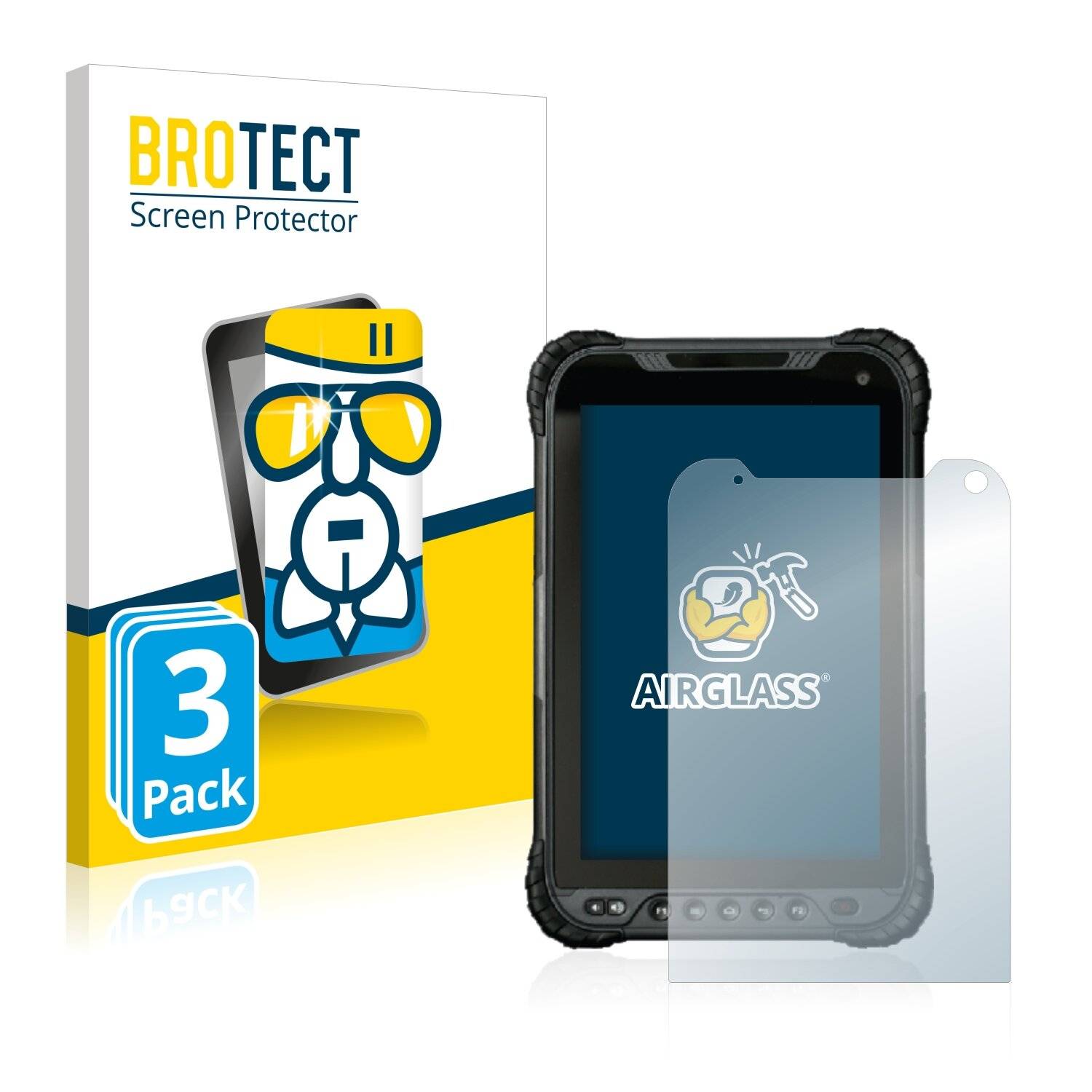 3x BROTECT AirGlass Schutzglas Folie für UniStrong UT30