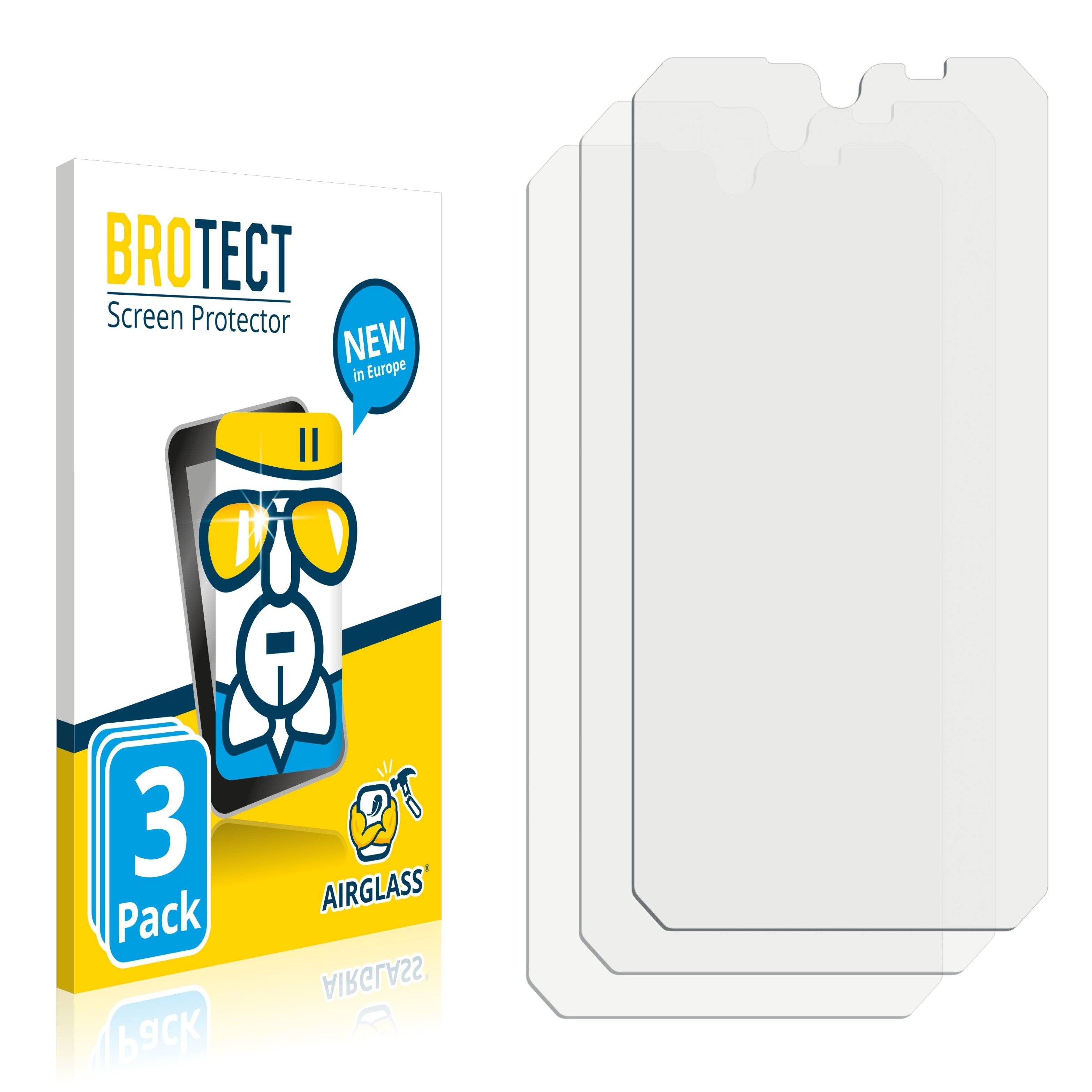 3x BROTECT AirGlass Schutzglas Folie für Ulefone Armor