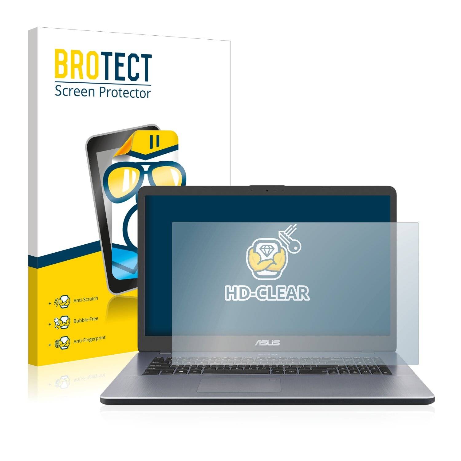 BROTECT HD-Clear Displayschutzfolie für Asus VivoBook 17