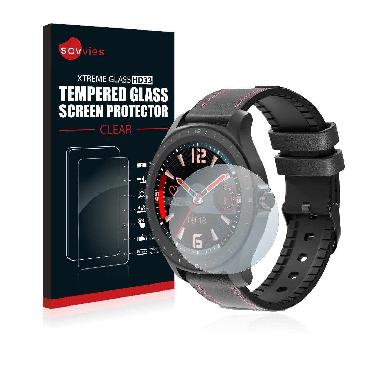 Savvies HD33 Clear Schutzglas für BlitzWolf