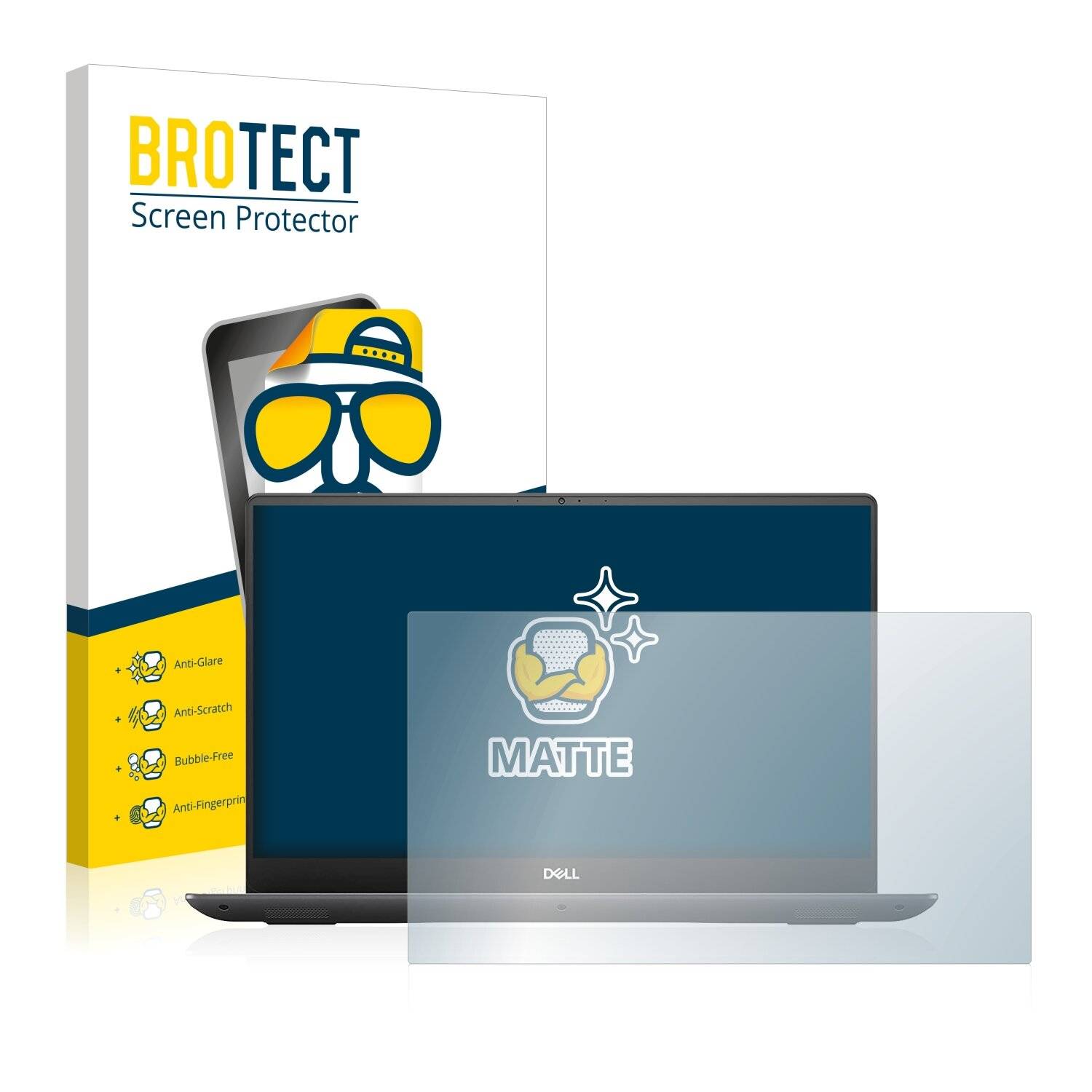 BROTECT Matte Displayschutzfolie für Dell XPS 15 7590 Non-touch - Entspiegelt,
