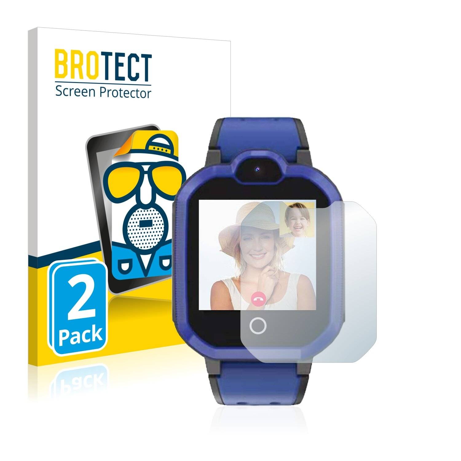 2x BROTECT Matte Displayschutzfolie für Pthtechus PTH 4G GPS - Entspiegelt,