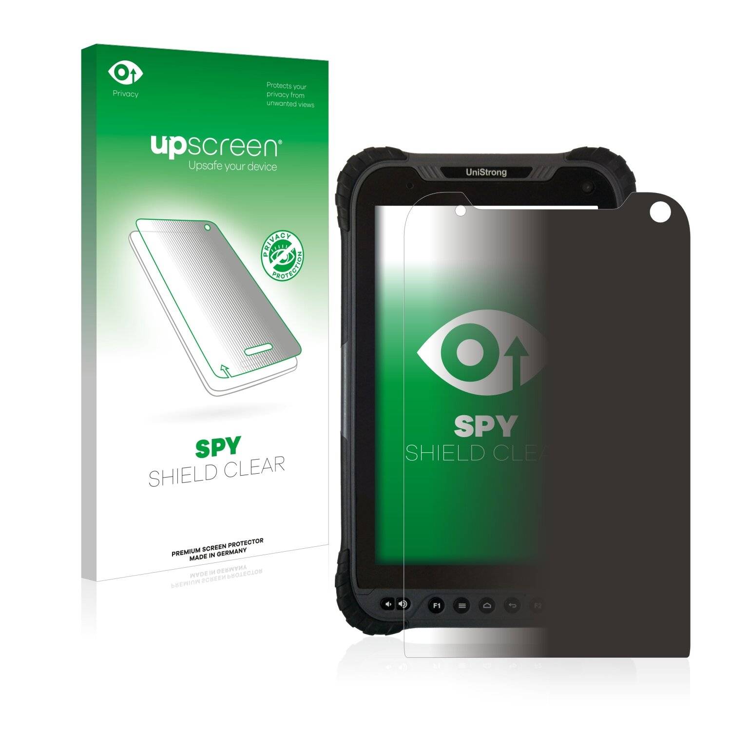 upscreen Spy Shield Clear Premium Blickschutzfolie für UniStrong
