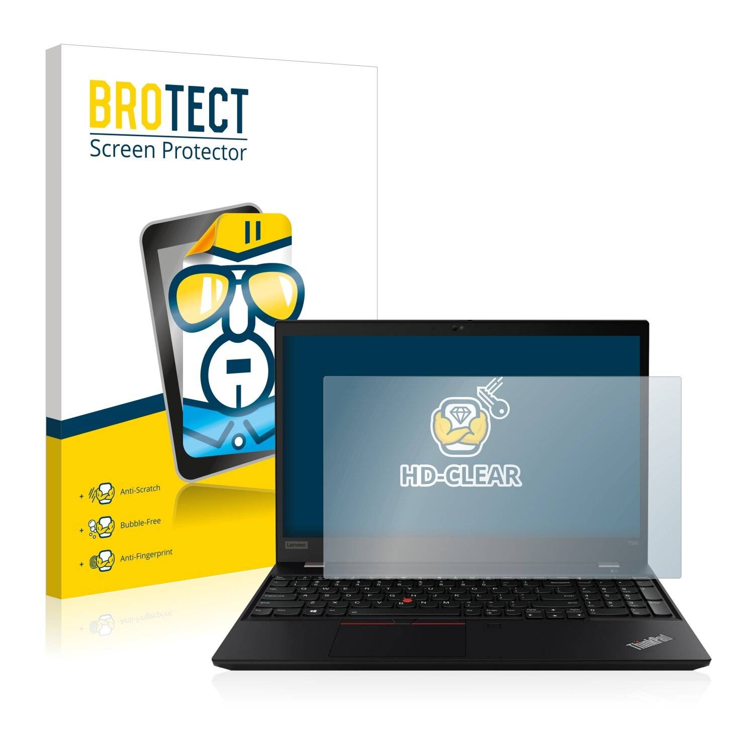 BROTECT HD-Clear Displayschutzfolie für Lenovo ThinkPad T590