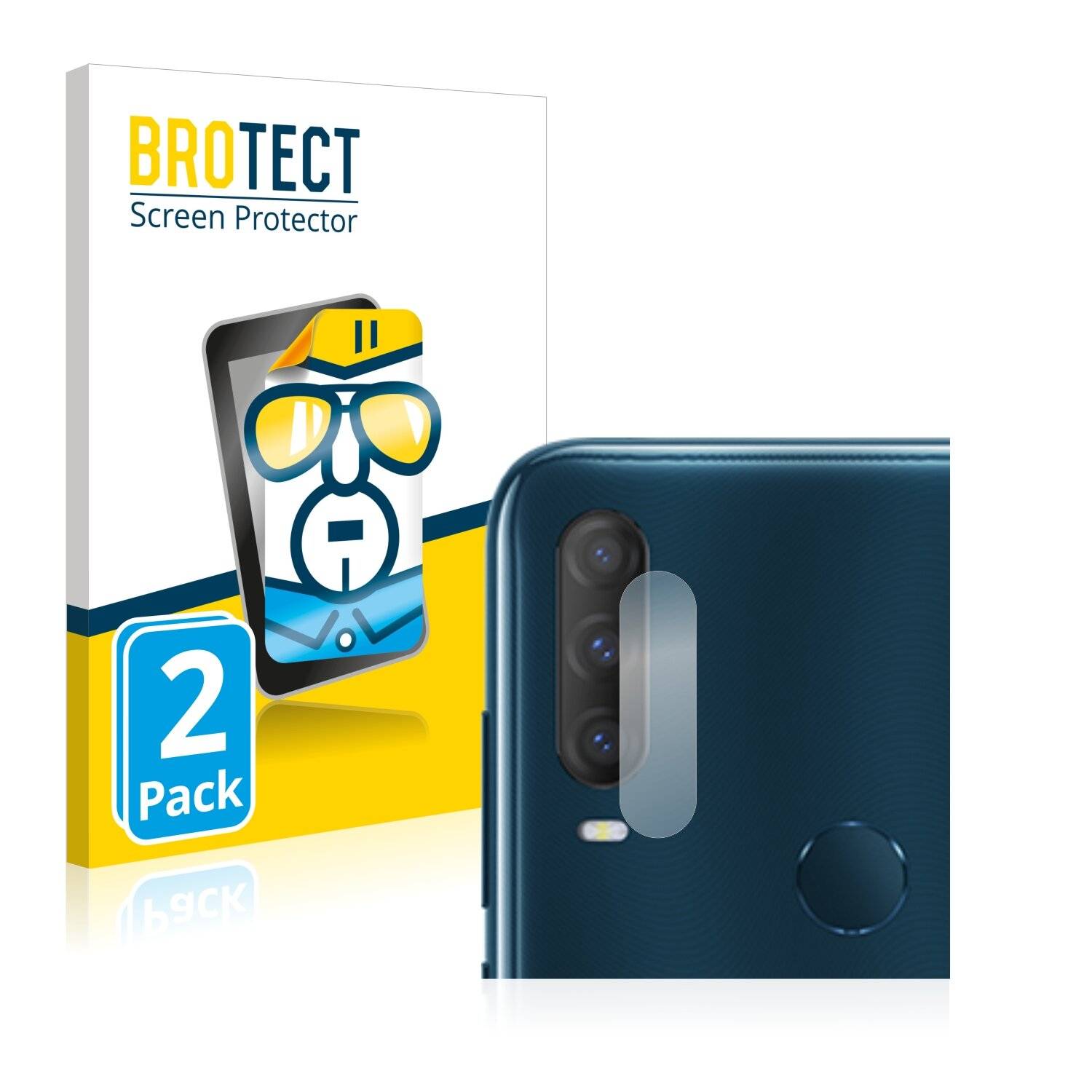 2x BROTECT HD-Clear Displayschutzfolie für Alcatel 1S 2020 (NUR