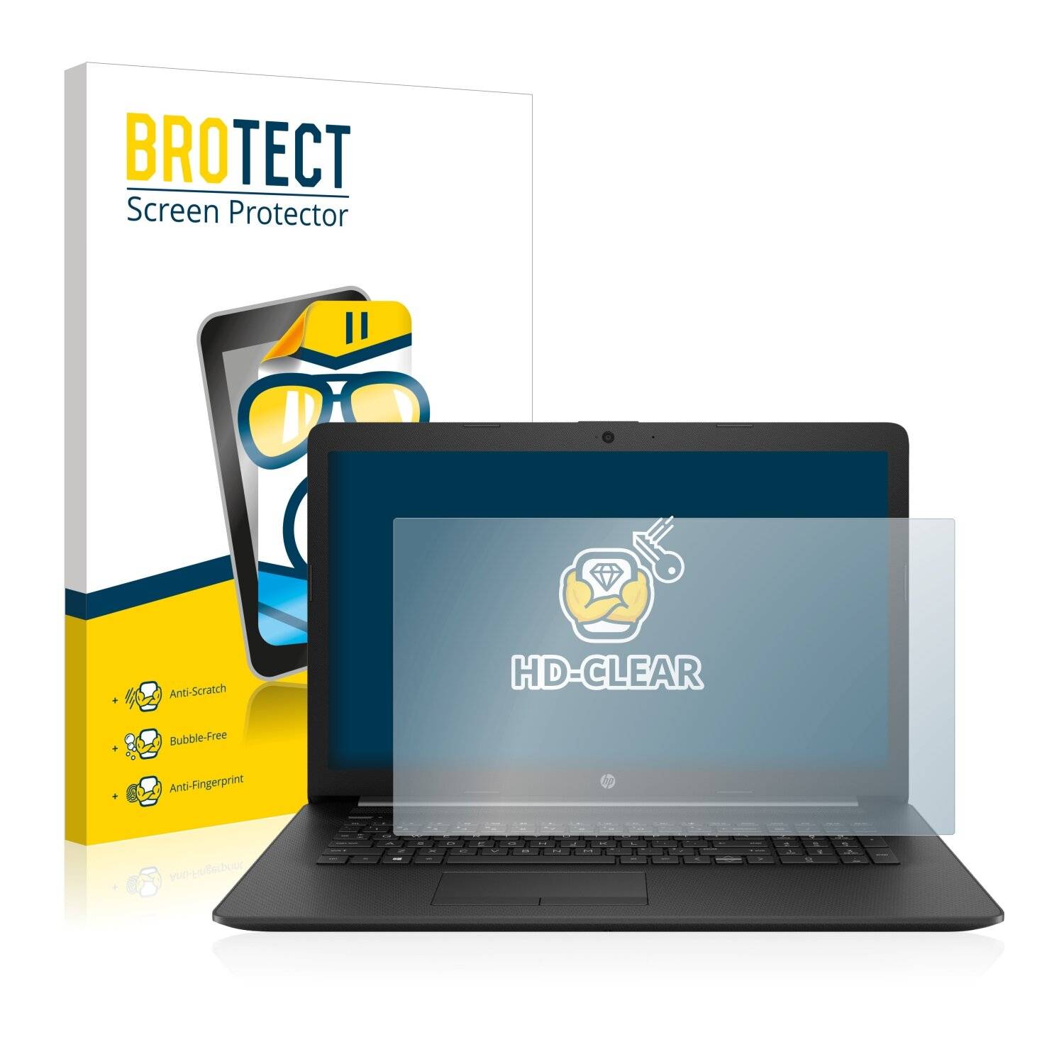 BROTECT HD-Clear Displayschutzfolie für HP Notebook