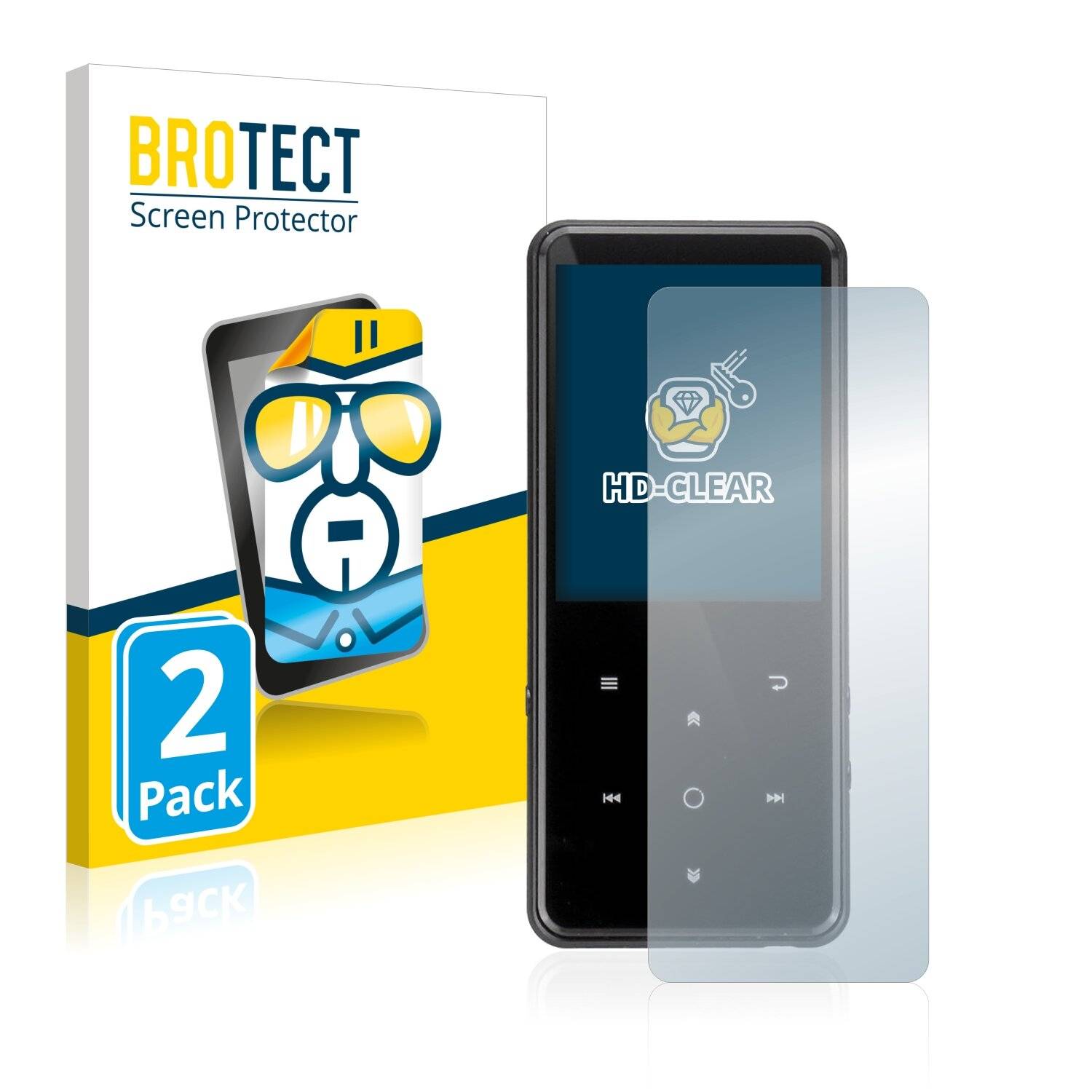2x BROTECT HD-Clear Displayschutzfolie für Benjie