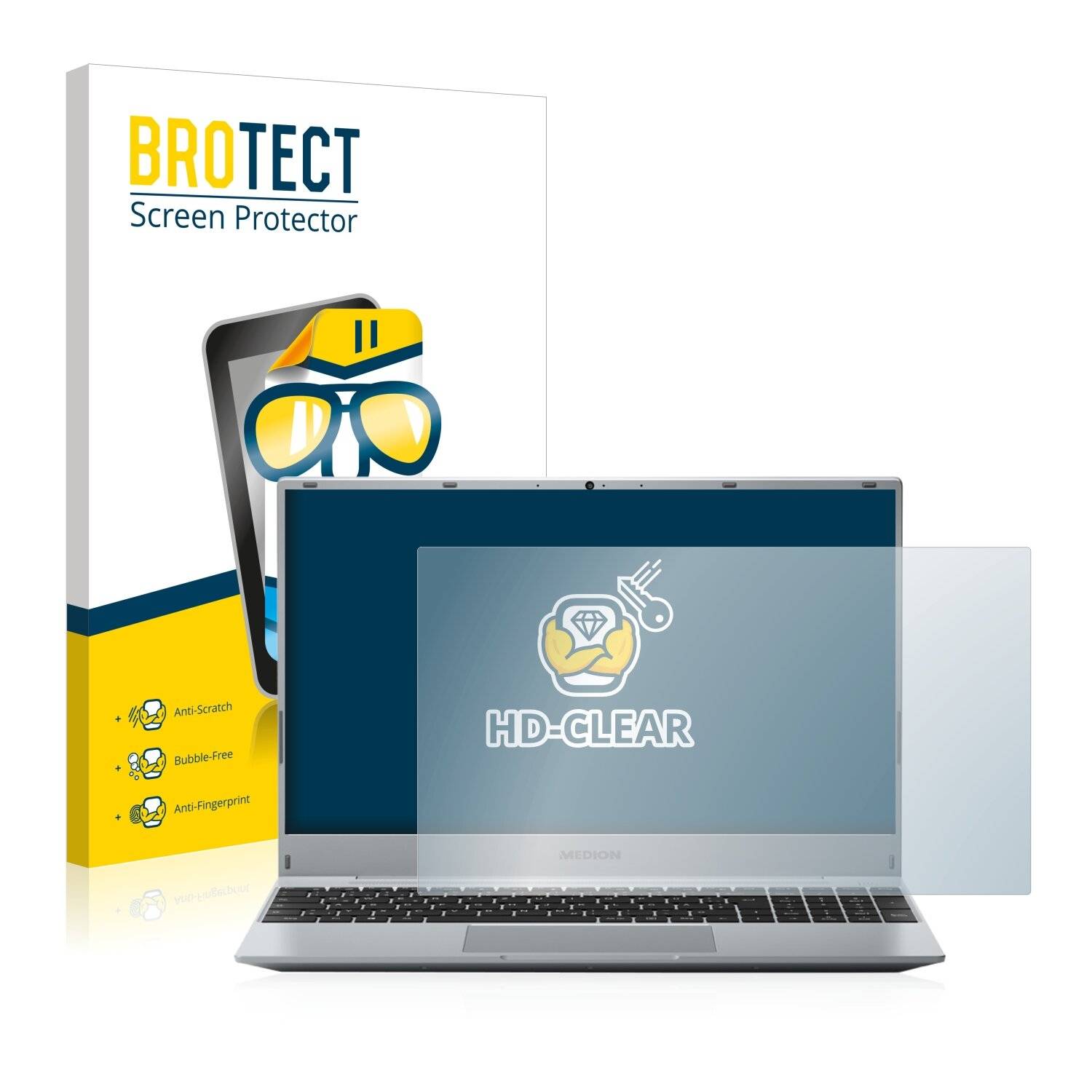 BROTECT HD-Clear Displayschutzfolie für Medion Akoya