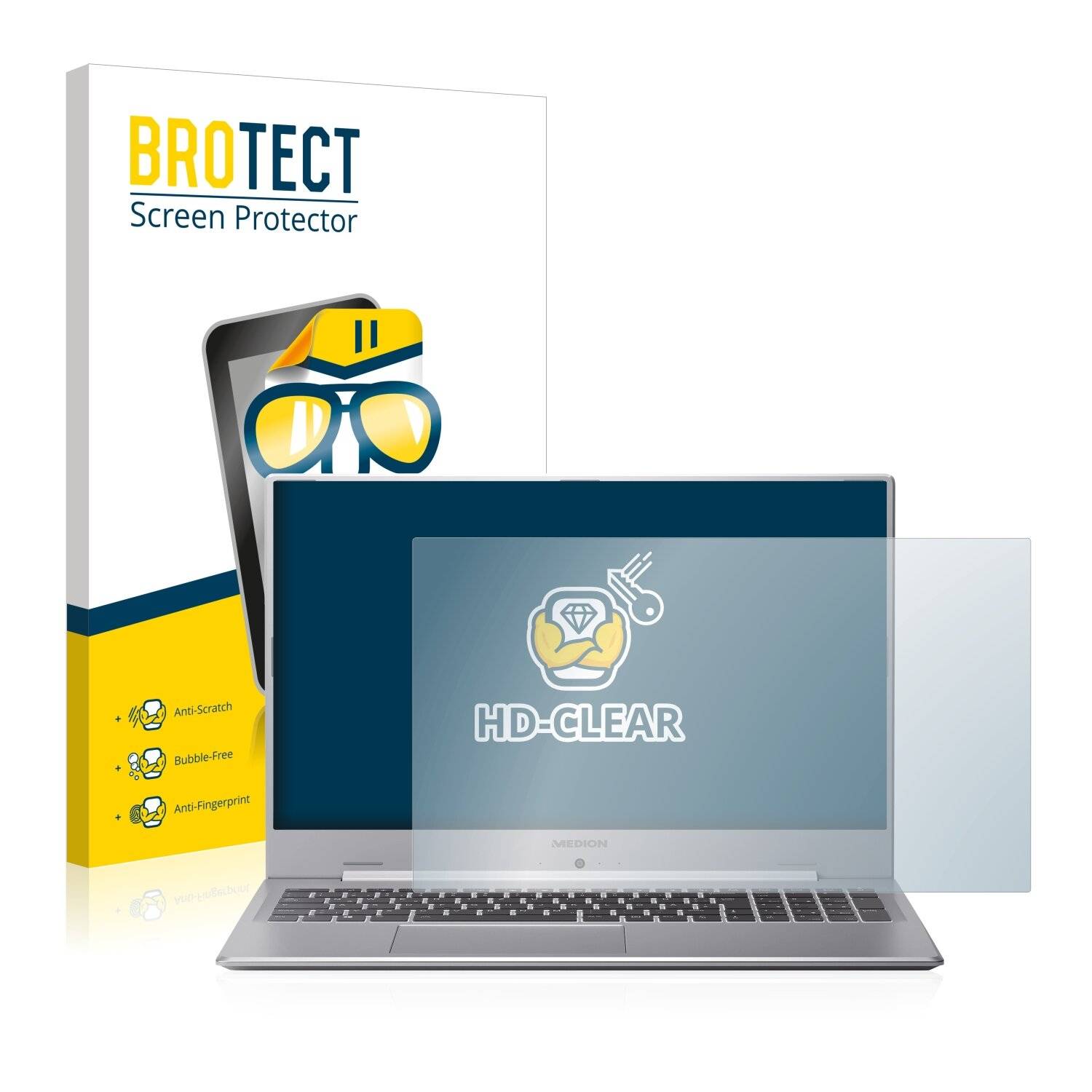 BROTECT HD-Clear Displayschutzfolie für Medion Akoya