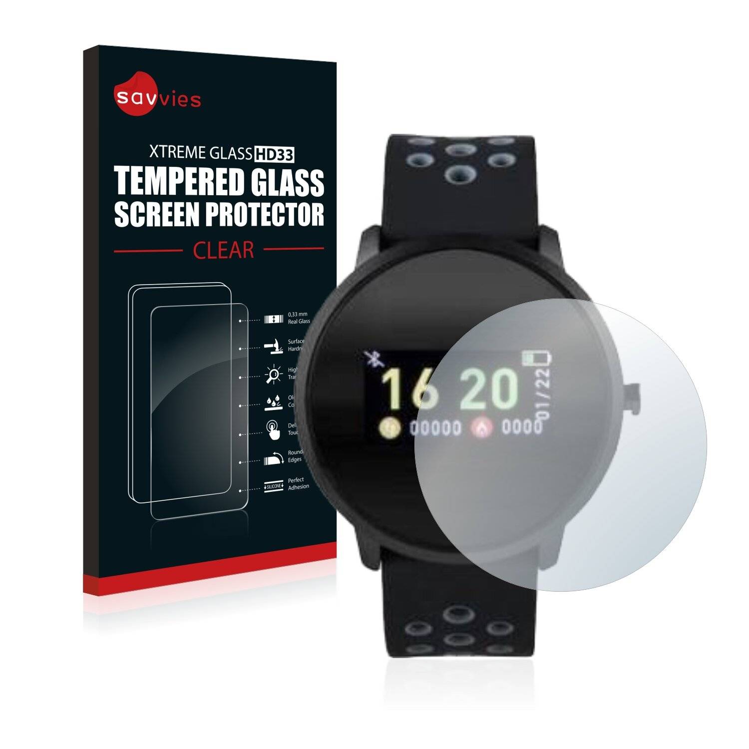 Savvies HD33 Clear Schutzglas für Blackview