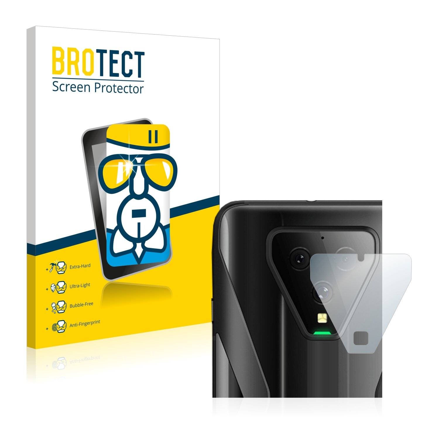 BROTECT AirGlass Schutzglas Folie für Xiaomi Black Shark 3 (NUR