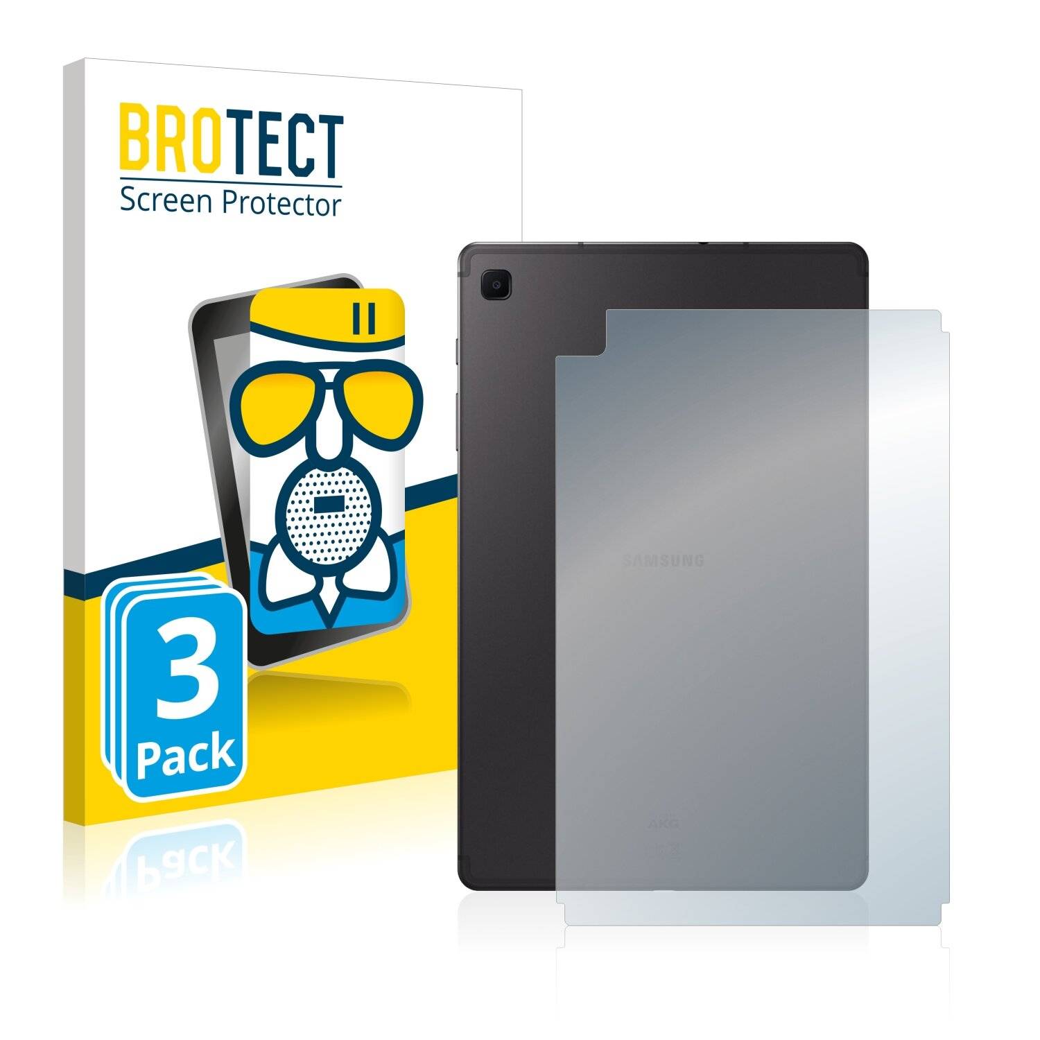 3x BROTECT AirGlass Matte Schutzglas Folie für Samsung Galaxy S6 Lite