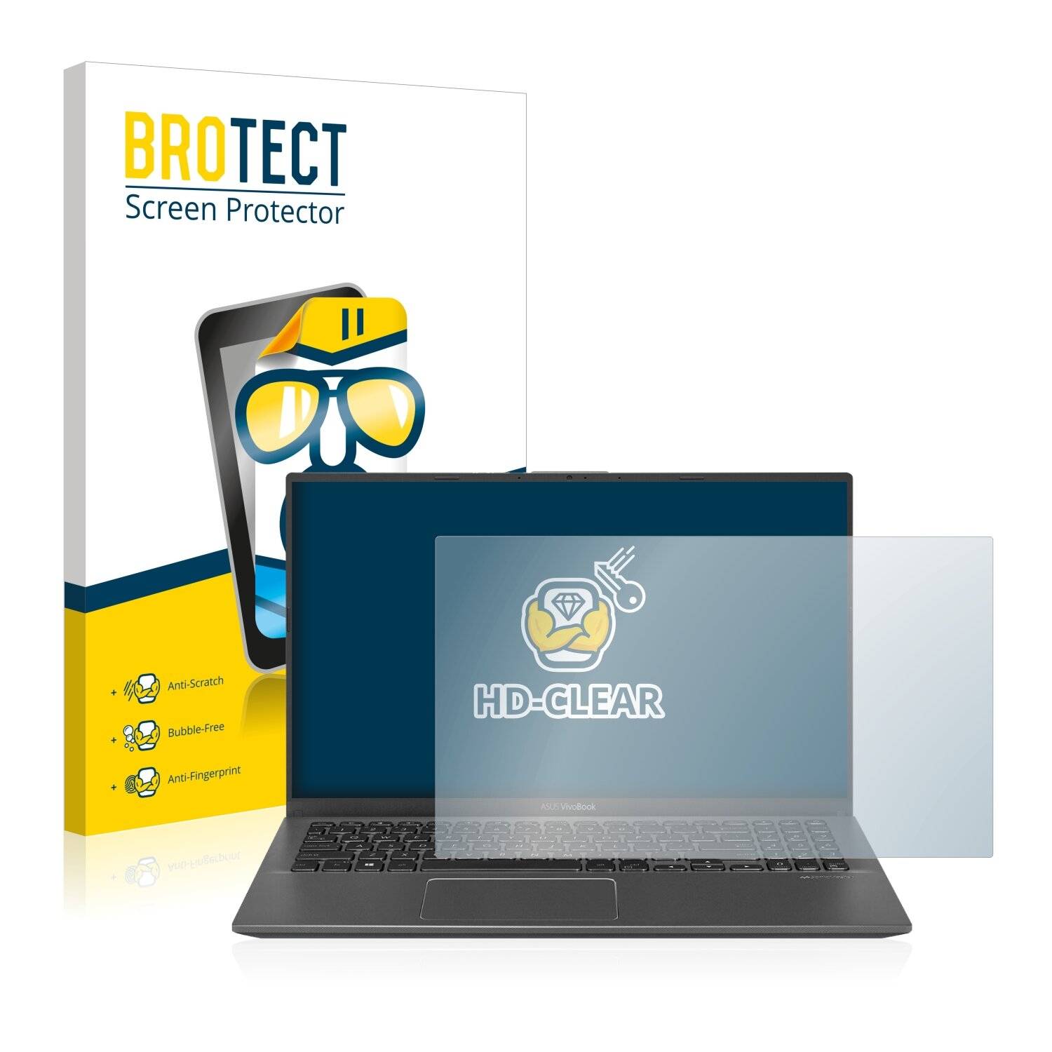 BROTECT HD-Clear Displayschutzfolie für Asus VivoBook