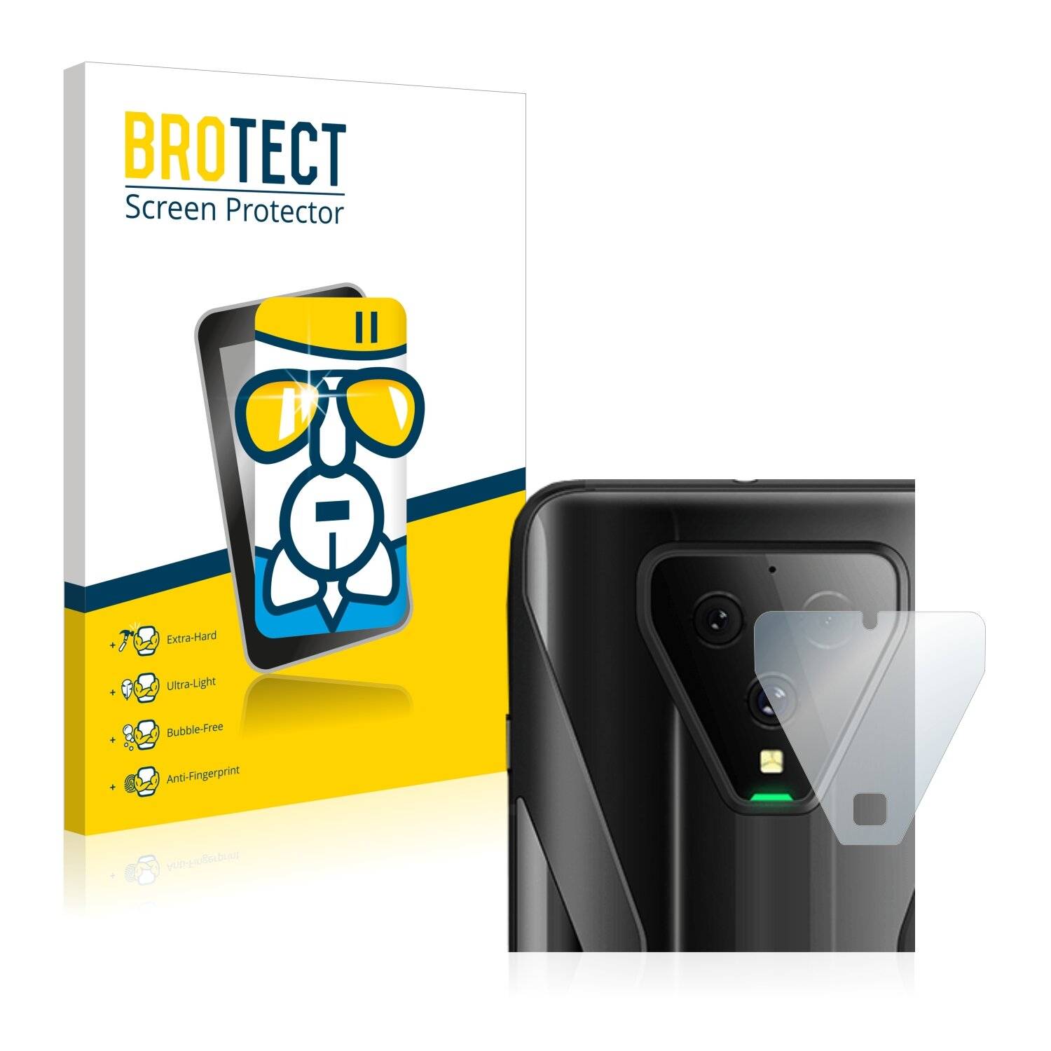 BROTECT AirGlass Schutzglas Folie für Xiaomi Black Shark 3 Pro (NUR
