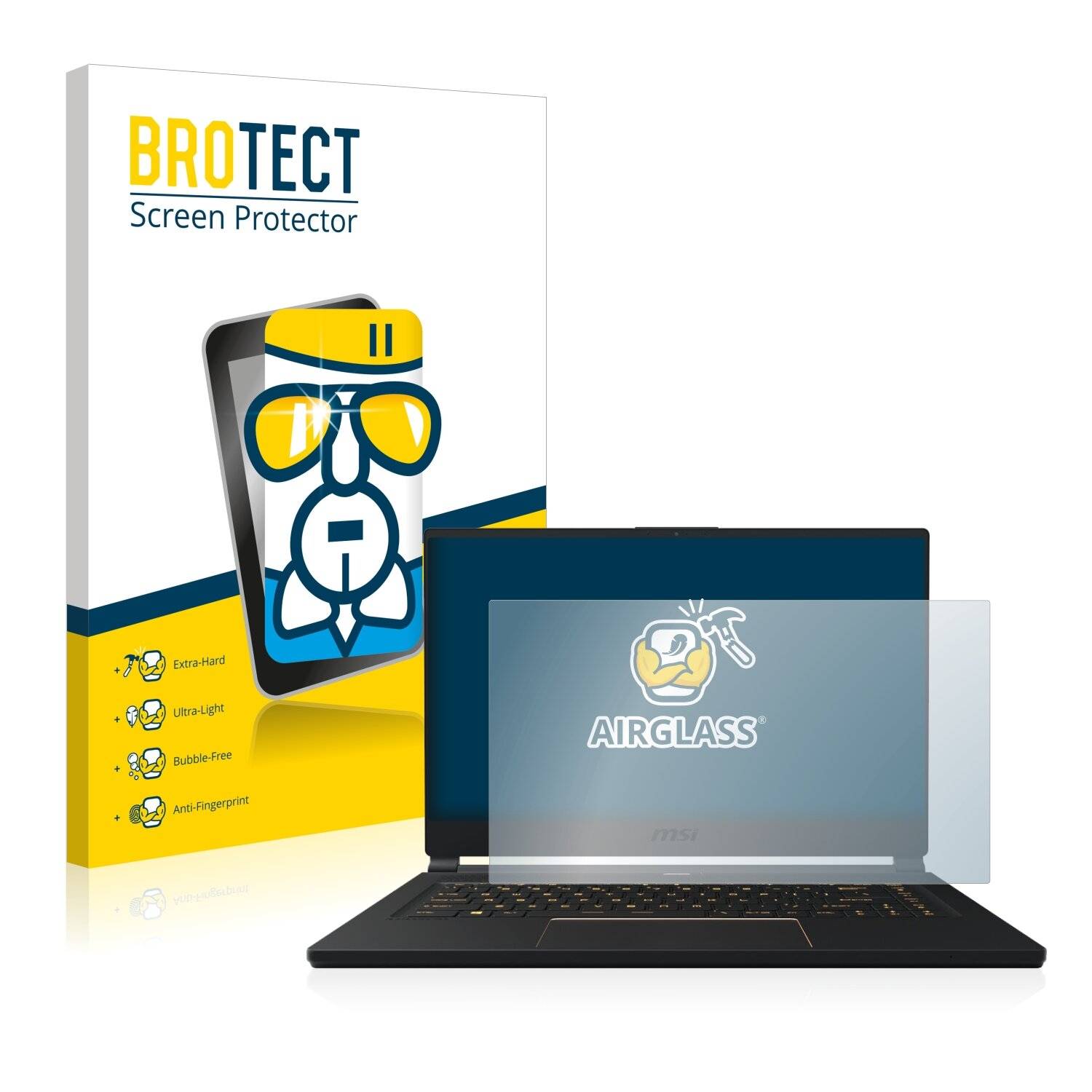 BROTECT AirGlass Schutzglas Folie für MSI GE75