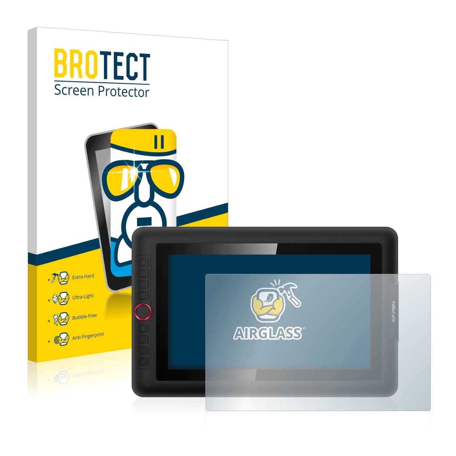 BROTECT AirGlass Schutzglas Folie für XP-Pen Artist 13.3