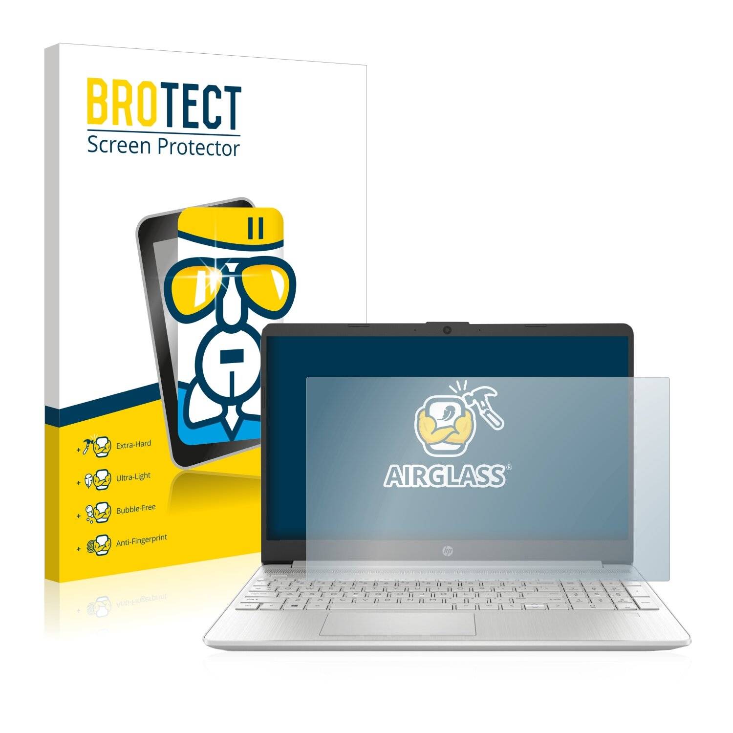 BROTECT AirGlass Schutzglas Folie für HP