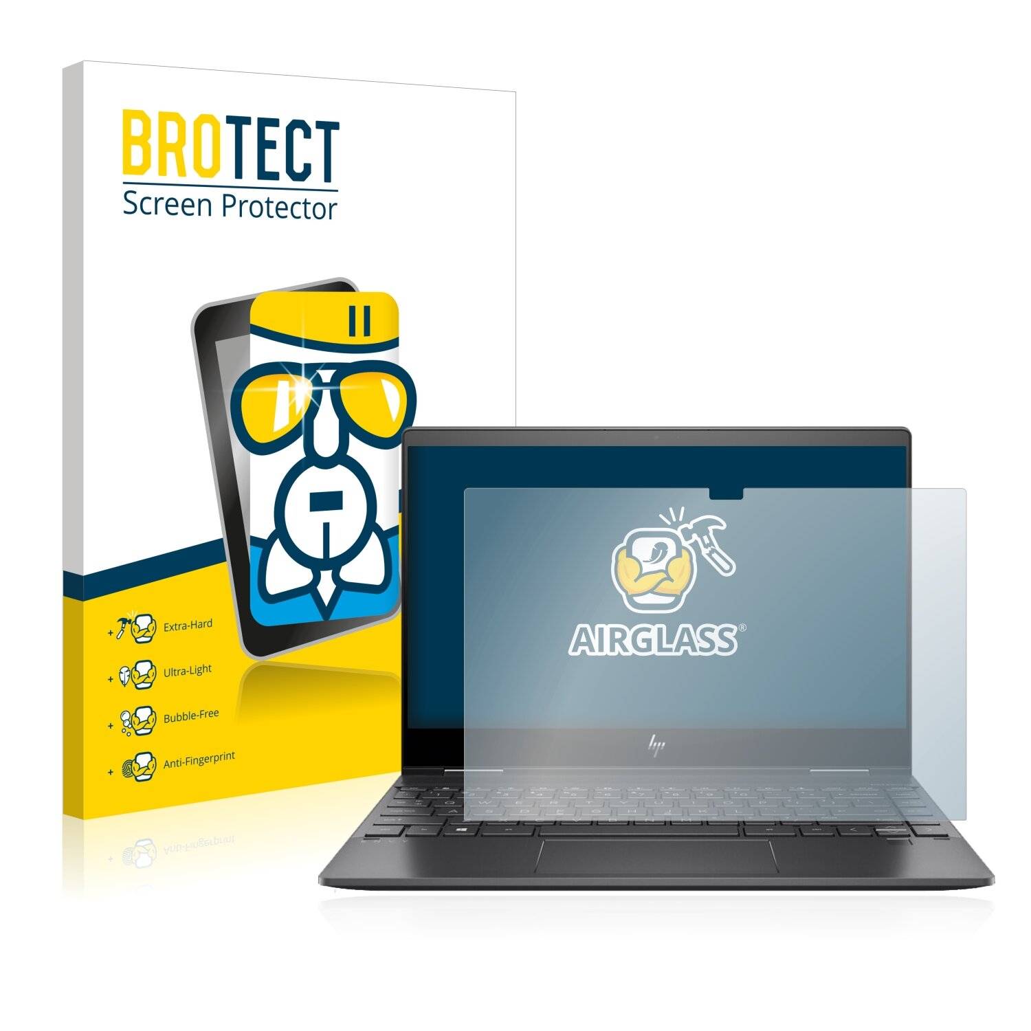 BROTECT AirGlass Schutzglas Folie für HP Envy x360