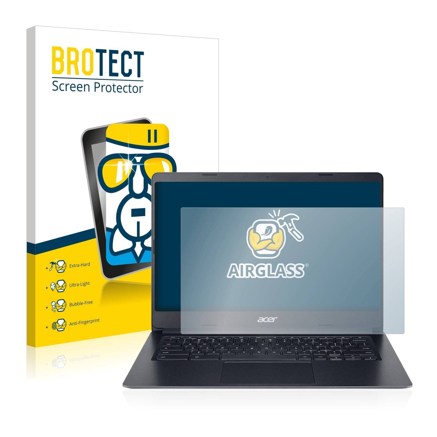 BROTECT AirGlass Schutzglas Folie für Acer Chromebook