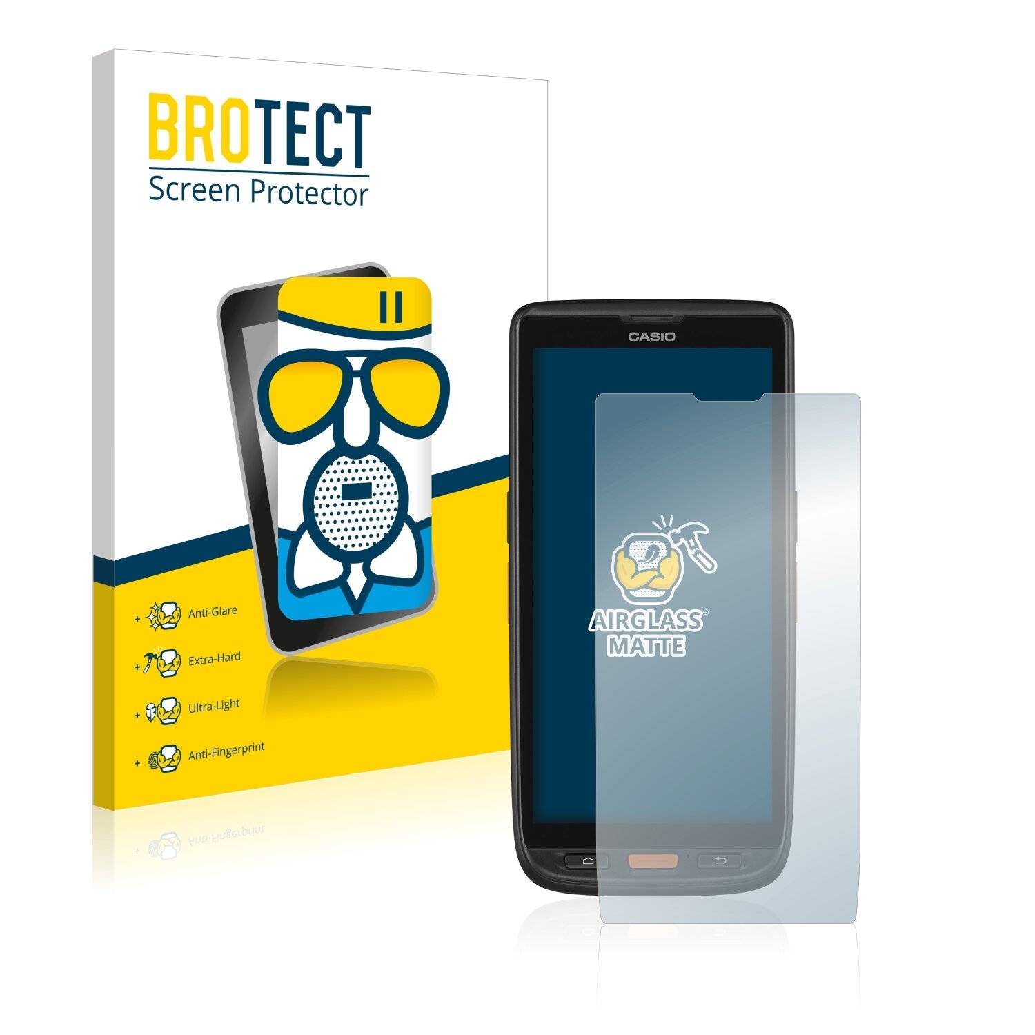 BROTECT AirGlass Matte Schutzglas Folie für Casio