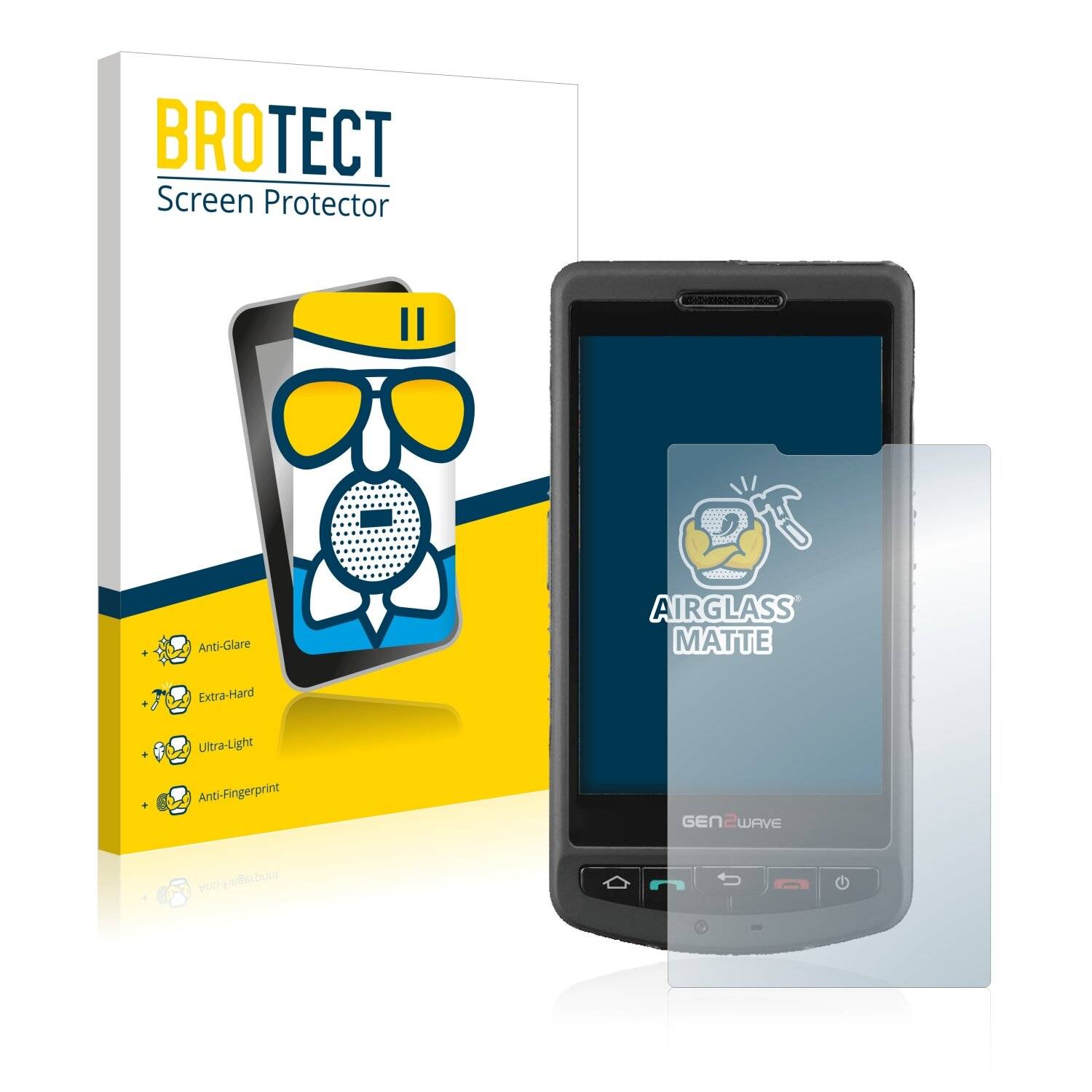 BROTECT AirGlass Matte Schutzglas Folie für Gen2Wave