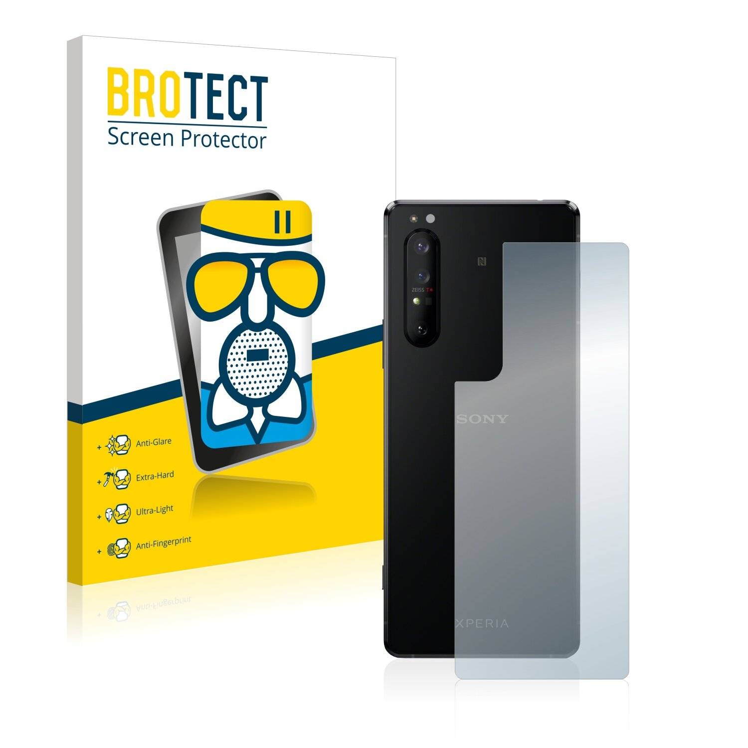 BROTECT AirGlass Matte Schutzglas Folie für Sony Xperia 1 II