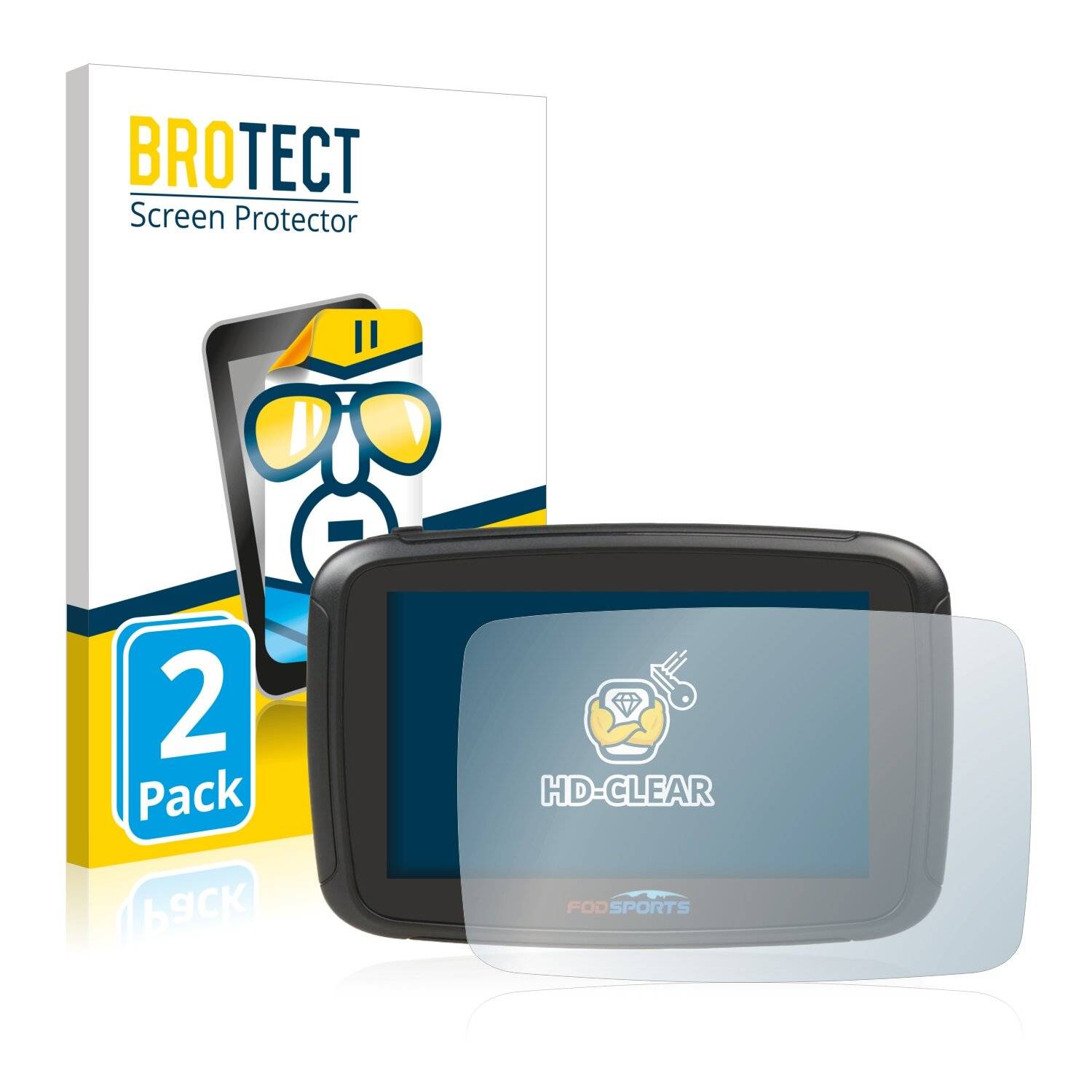 2x BROTECT HD-Clear Displayschutzfolie für Fodsports M5S