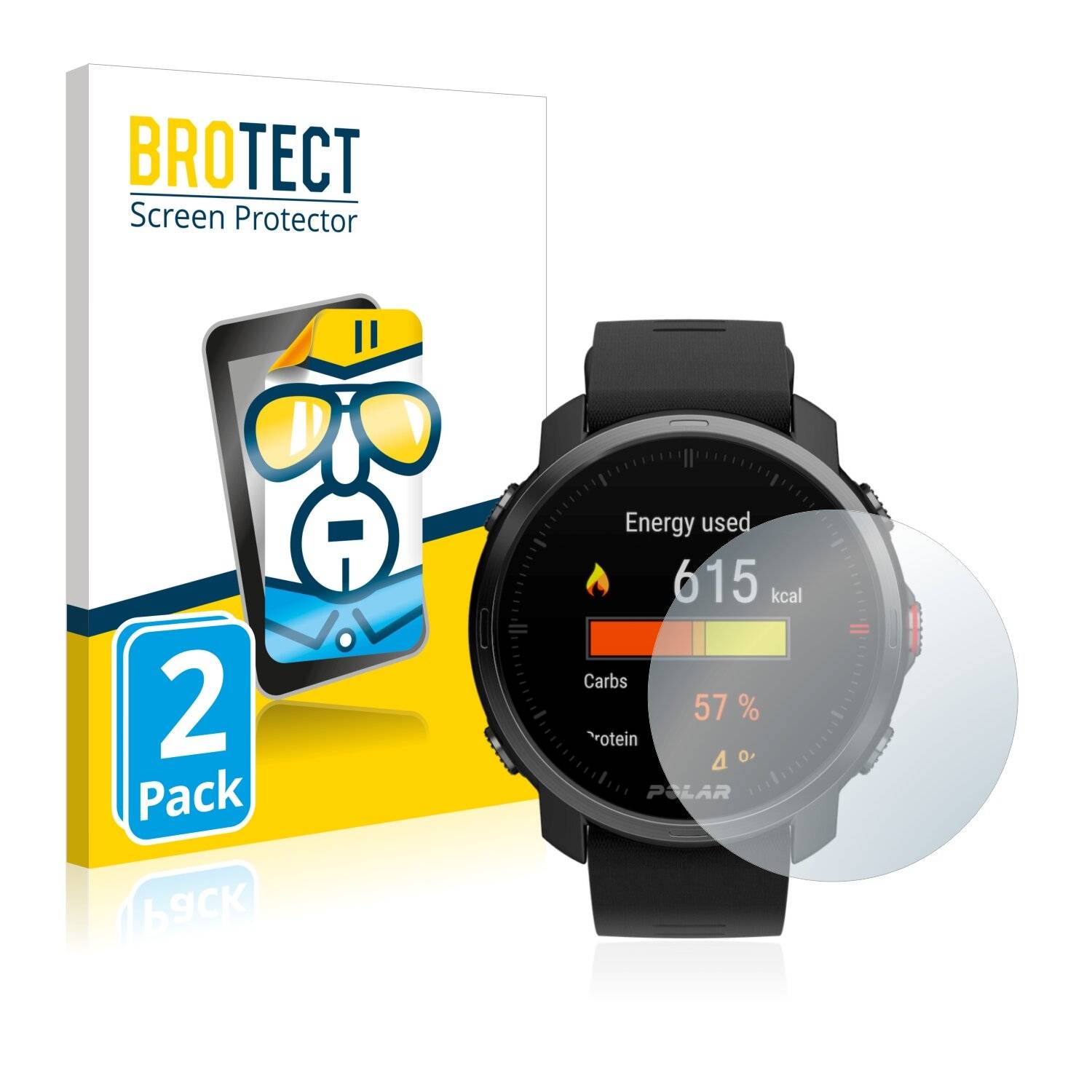 2x BROTECT HD-Clear Displayschutzfolie für Polar Grit