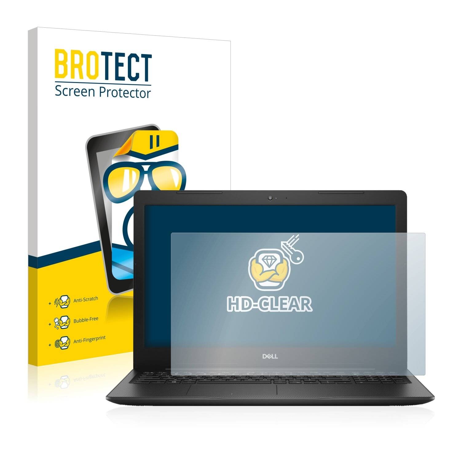 BROTECT HD-Clear Displayschutzfolie für Dell Inspiron 15