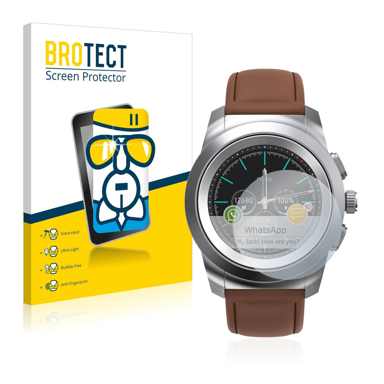 BROTECT AirGlass Schutzglas Folie für Noise Fit