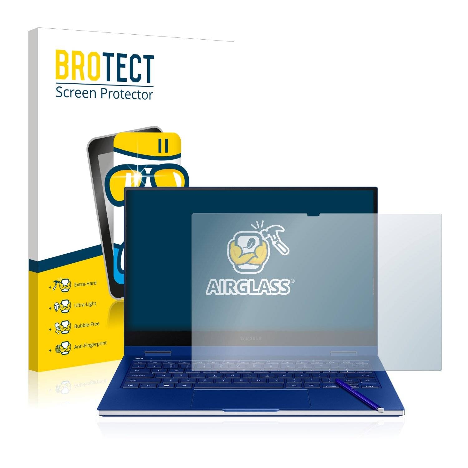 BROTECT AirGlass Schutzglas Folie für Samsung Galaxy Book Flex