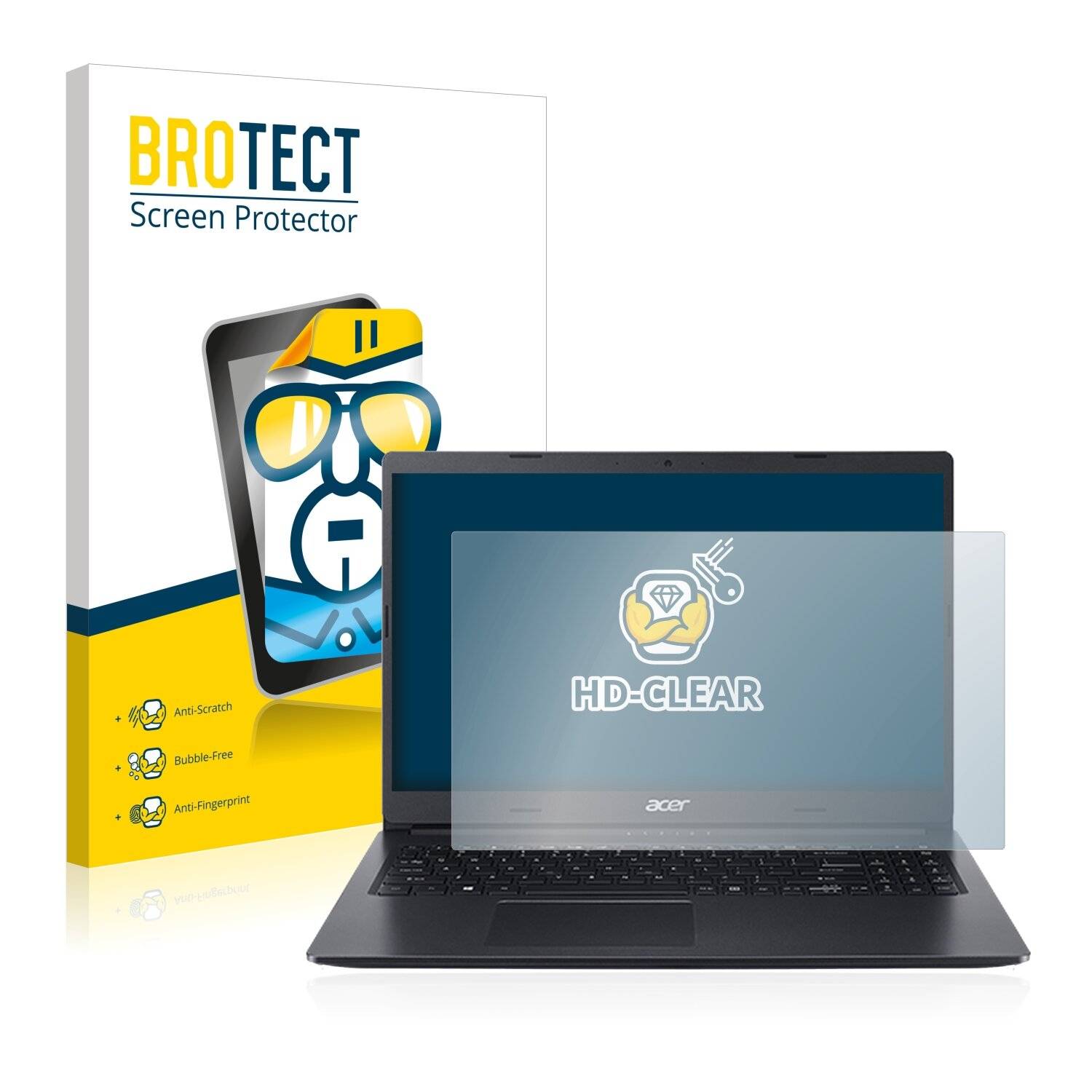 BROTECT HD-Clear Displayschutzfolie für Acer Aspire 3