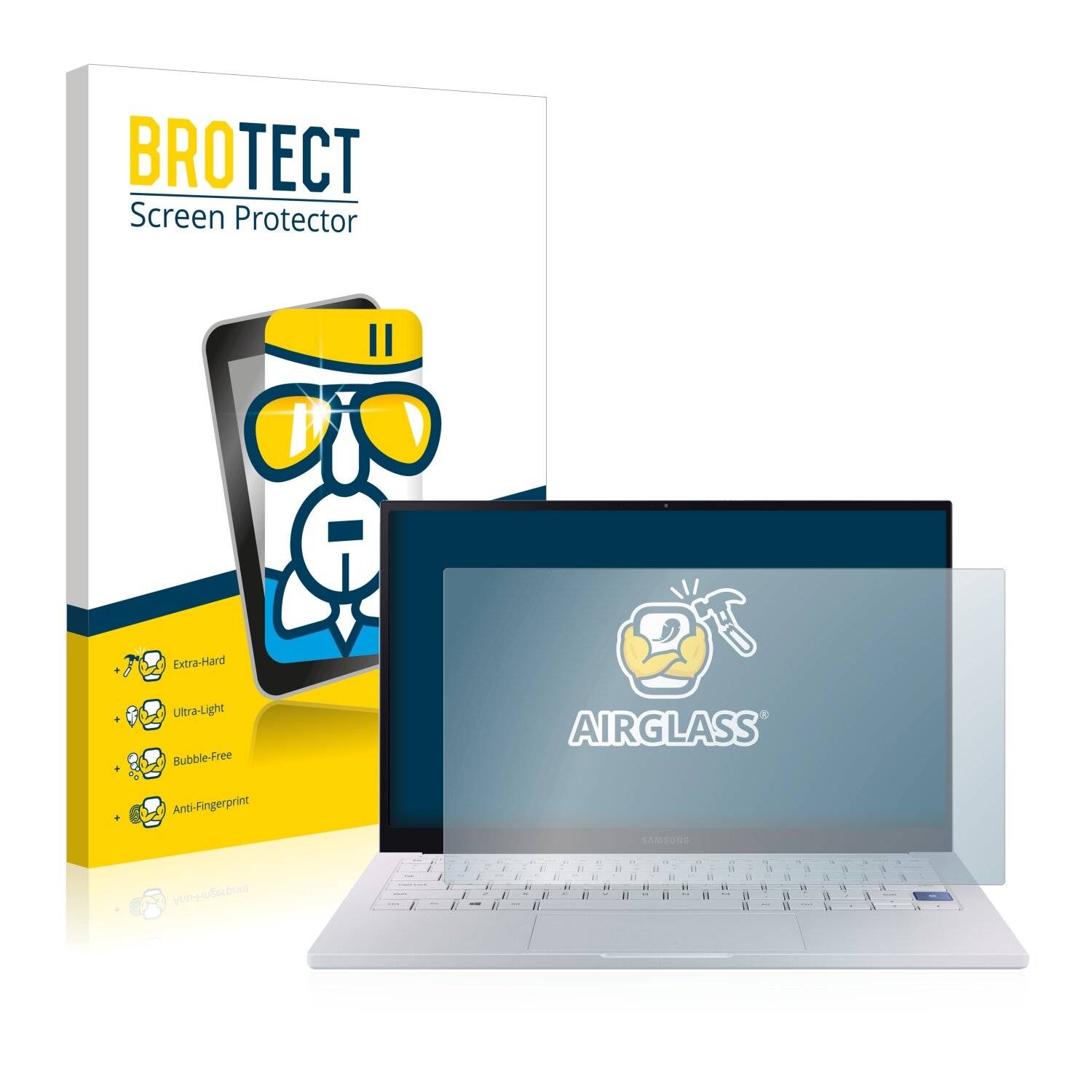 BROTECT AirGlass Schutzglas Folie für Samsung Galaxy Book Ion