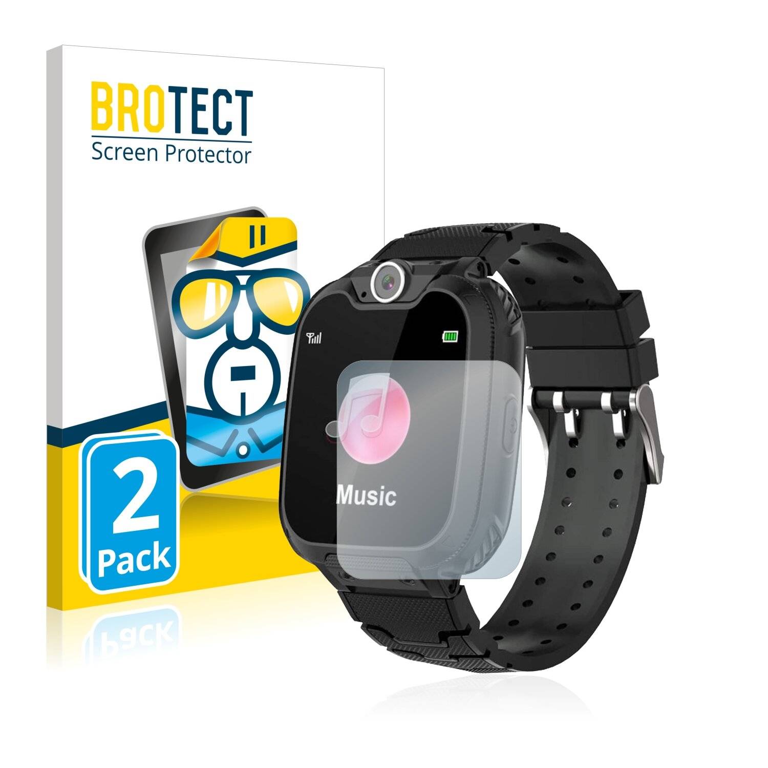 2x BROTECT HD-Clear Displayschutzfolie für N/D