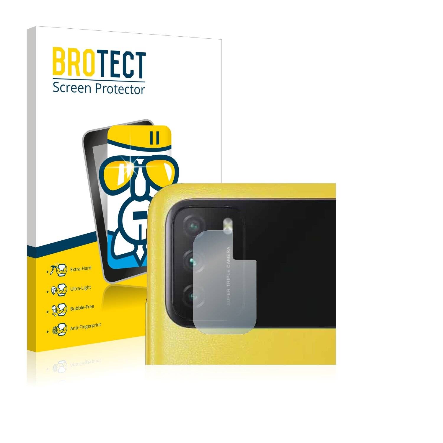BROTECT AirGlass Schutzglas Folie für Xiaomi Poco M3 (NUR