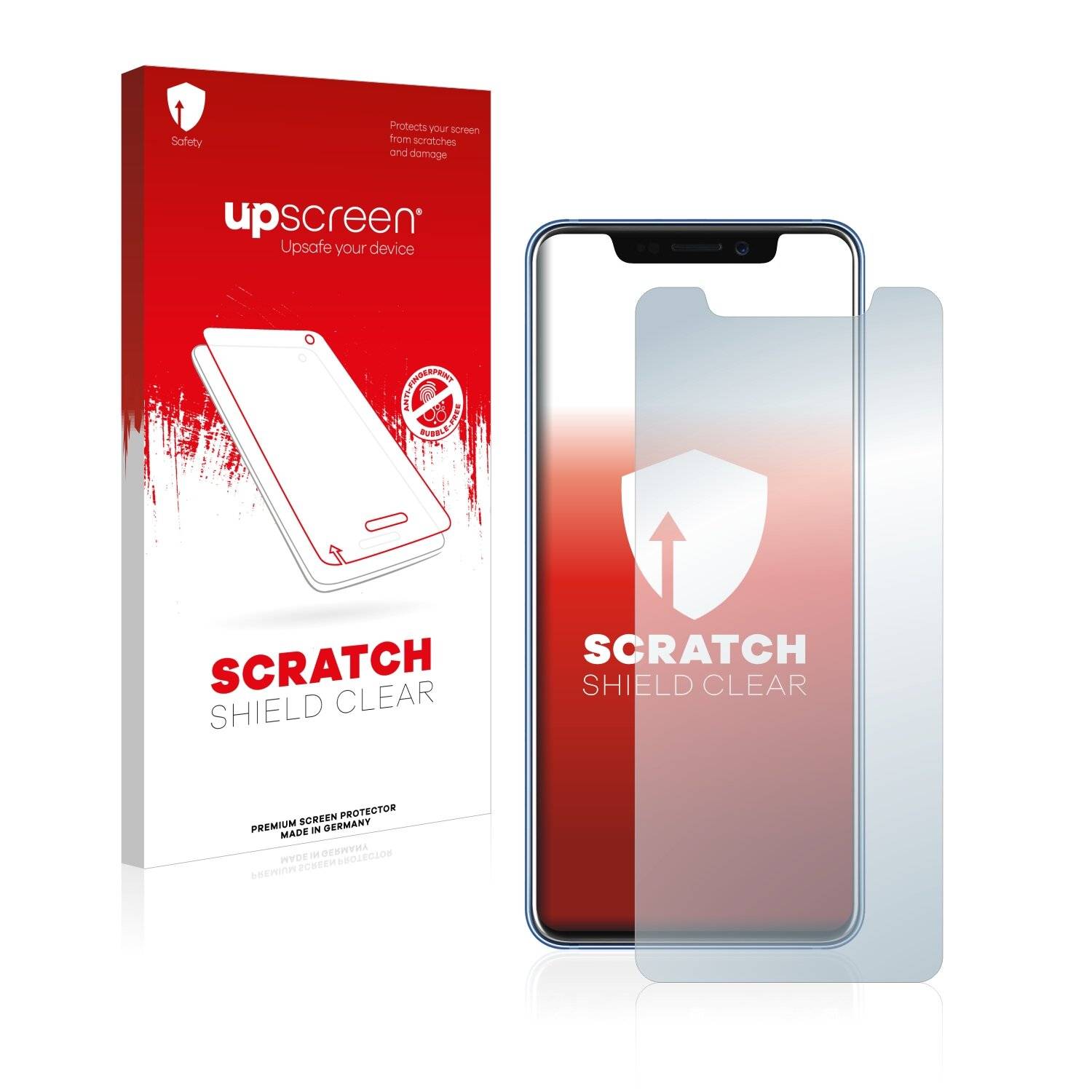 upscreen Scratch Shield Clear Premium Displayschutzfolie für ZTE Axon 9