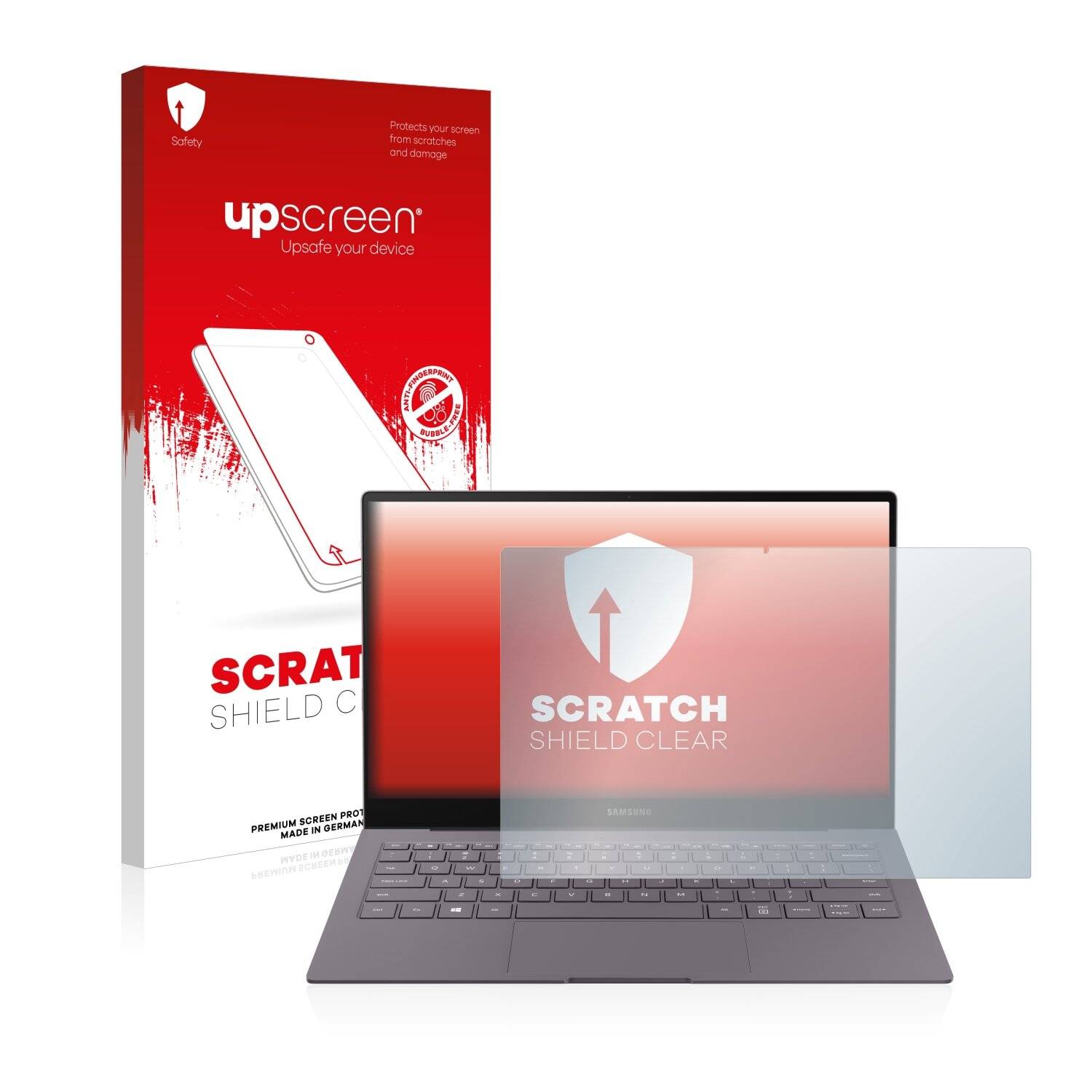 upscreen Scratch Shield Clear Premium Displayschutzfolie für Samsung Galaxy Book